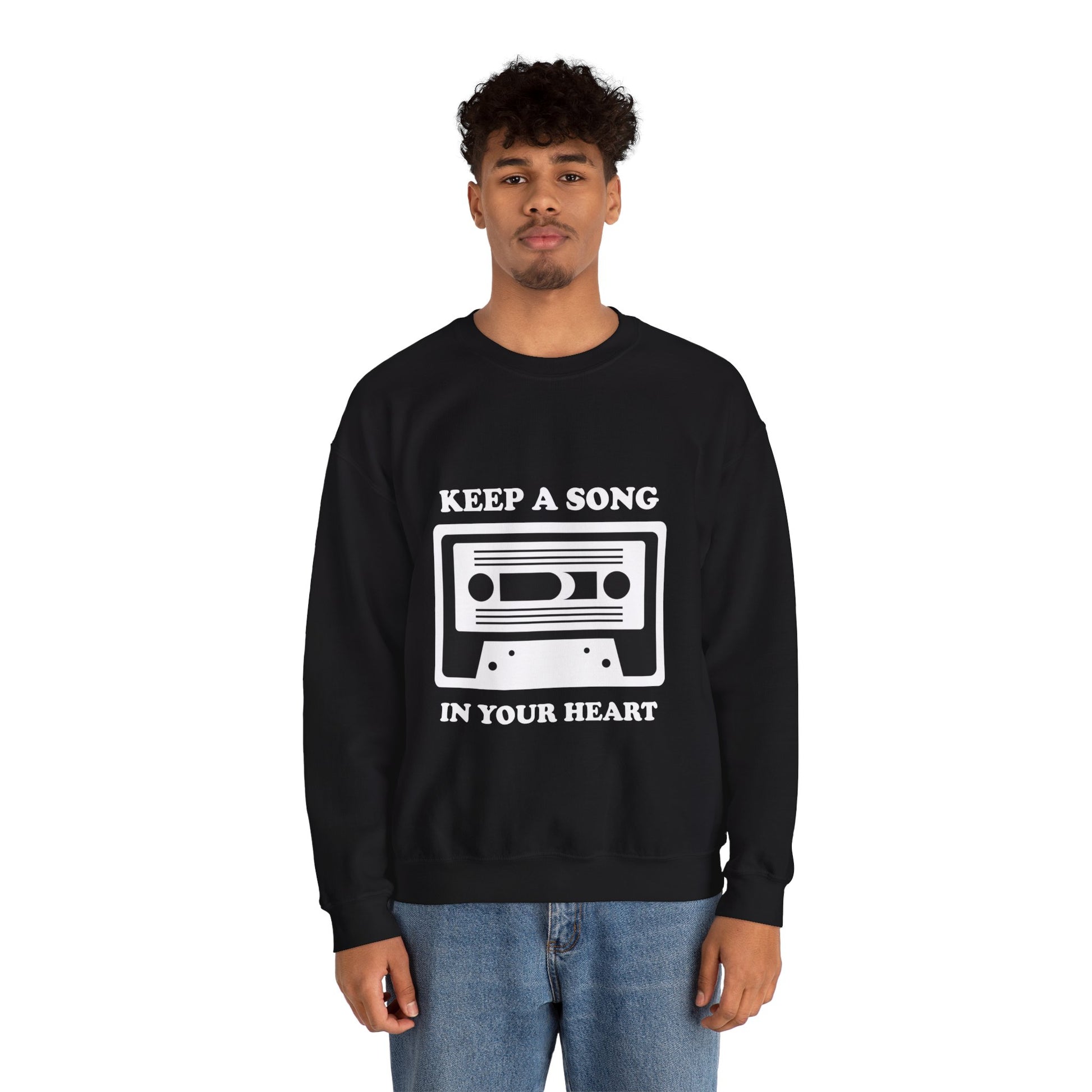 Keep a Song in Your Heart Unisex Heavy Blend™ Crewneck Sweatshirt - ArtShirt Couture