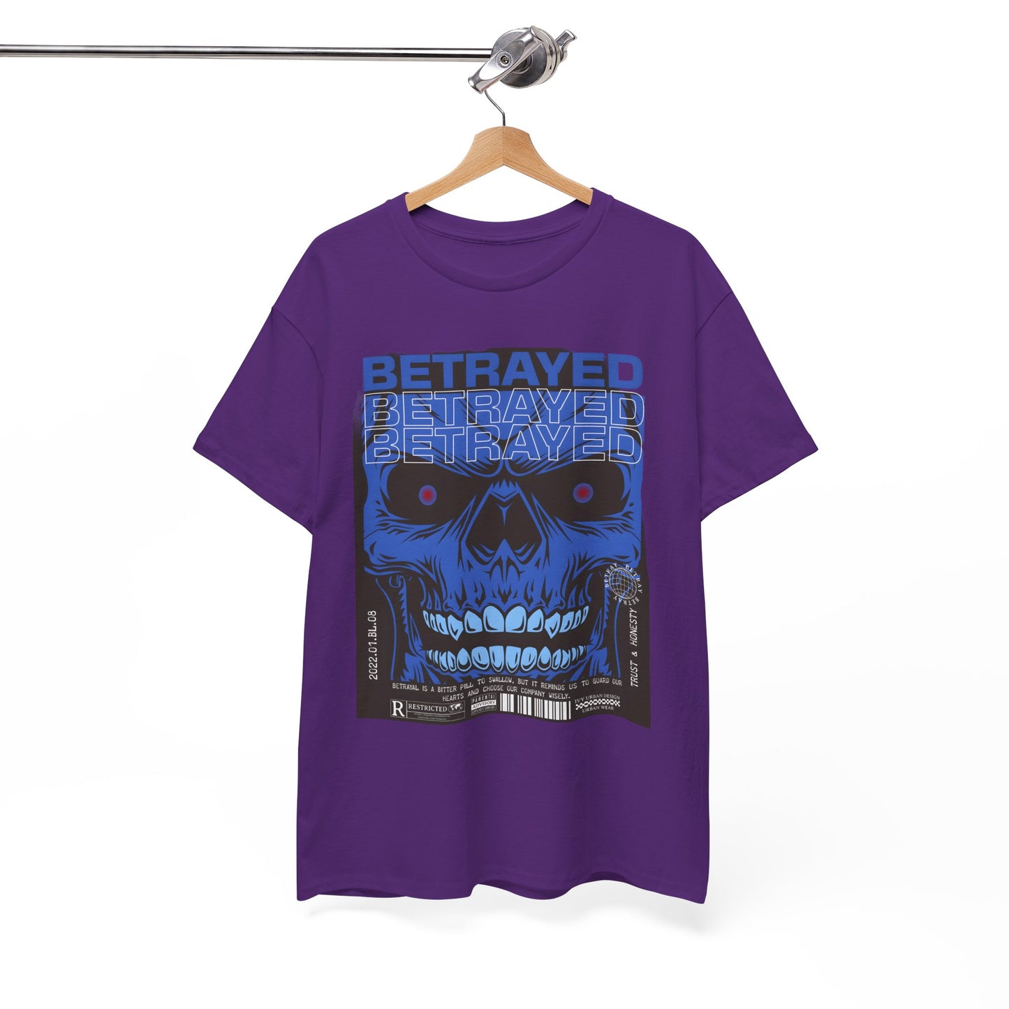 Betrayed Unisex Heavy Cotton Tee | Bold Graphic T-Shirt for Statement Style - Artshirtcouture