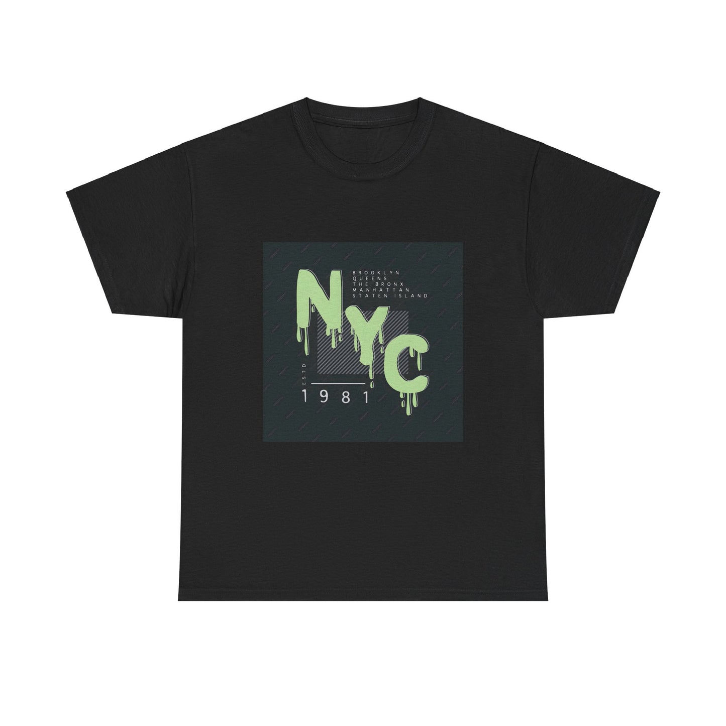 NYC Unisex Heavy Cotton Tee | Trendy Graphic T-Shirt for New York Lovers - Artshirtcouture