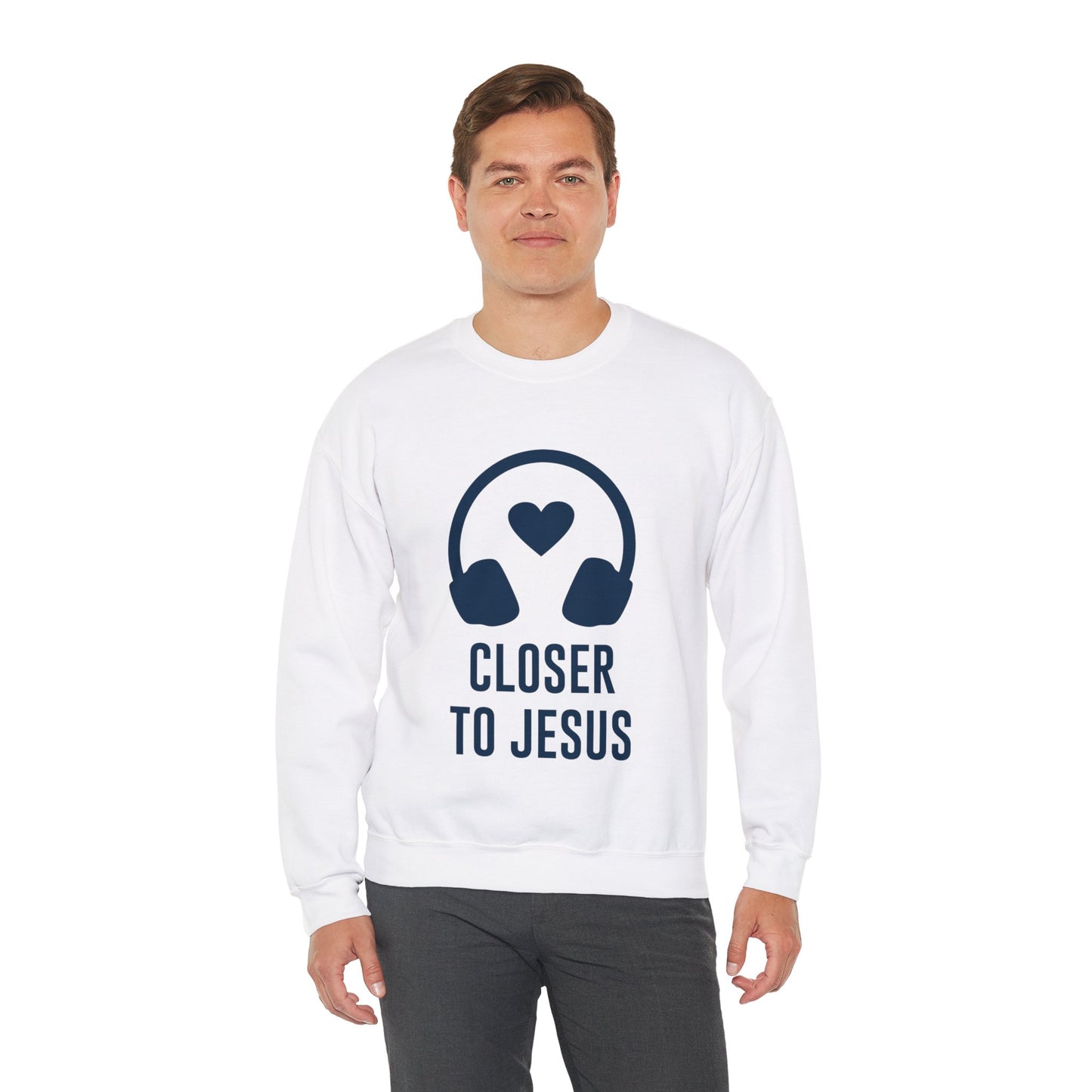 Closer to Jesus Sweatshirt - ArtShirt Couture