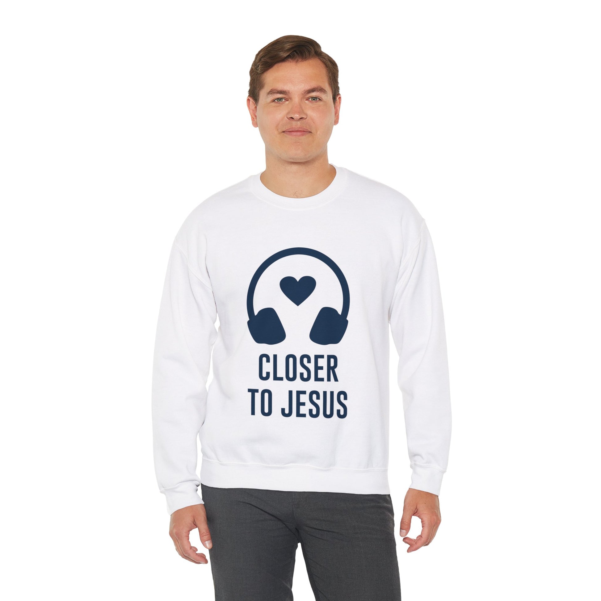 Closer to Jesus Sweatshirt - ArtShirt Couture