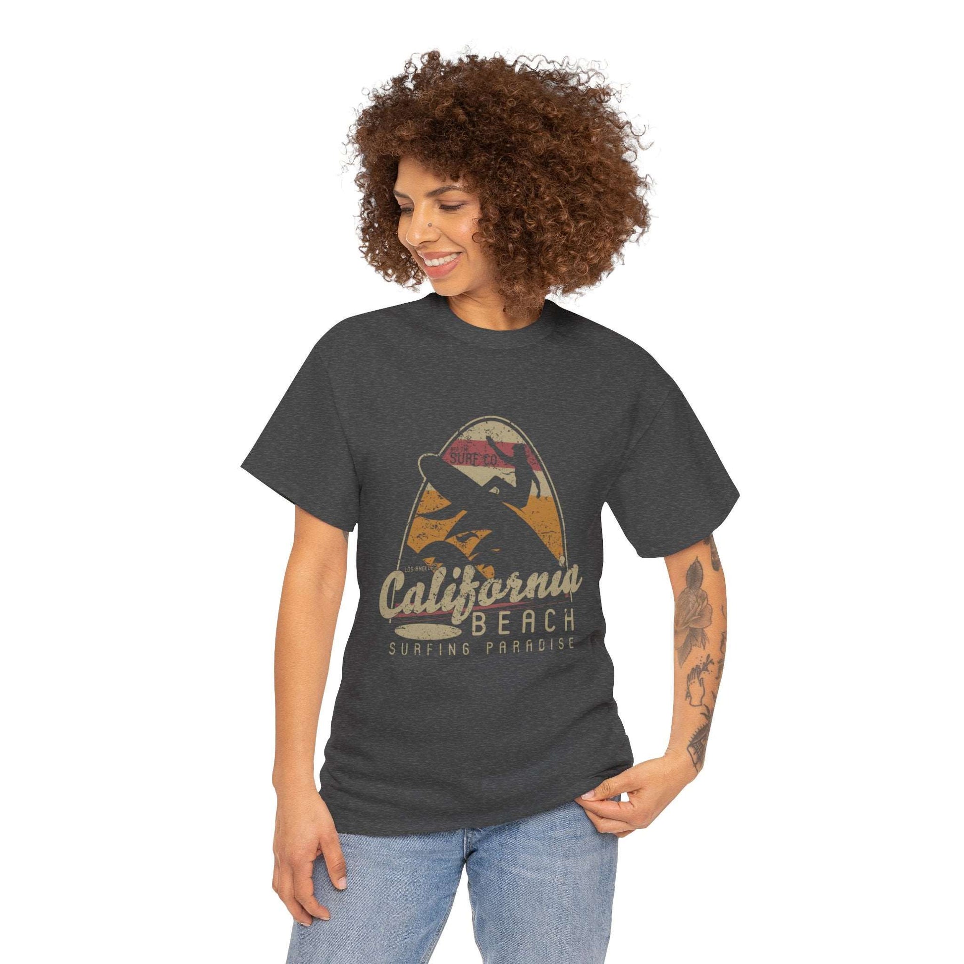California Beach Surfing Paradise Tee - ArtShirt Couture