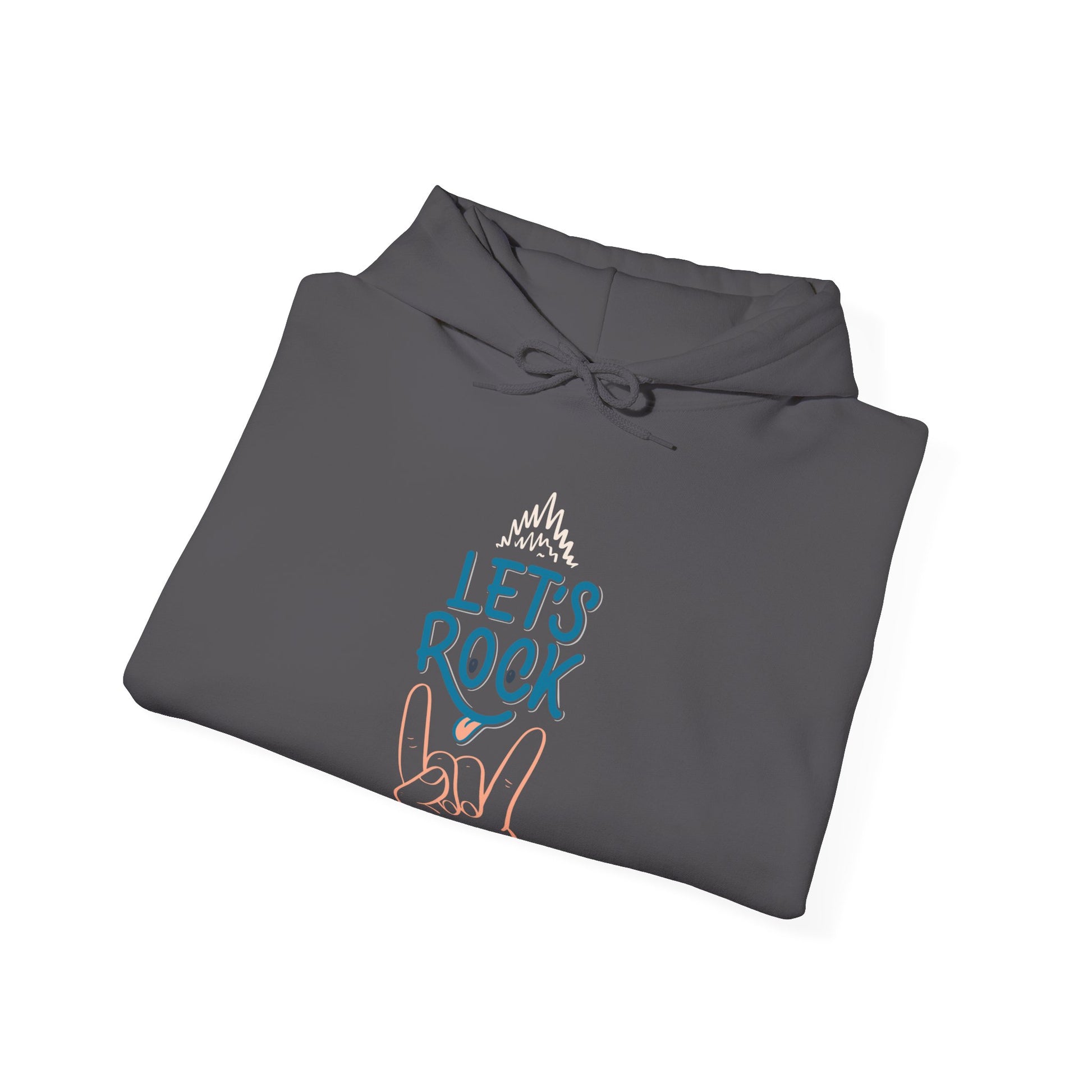 Let's Rock music designed hoodie unisex - ArtShirt Couture