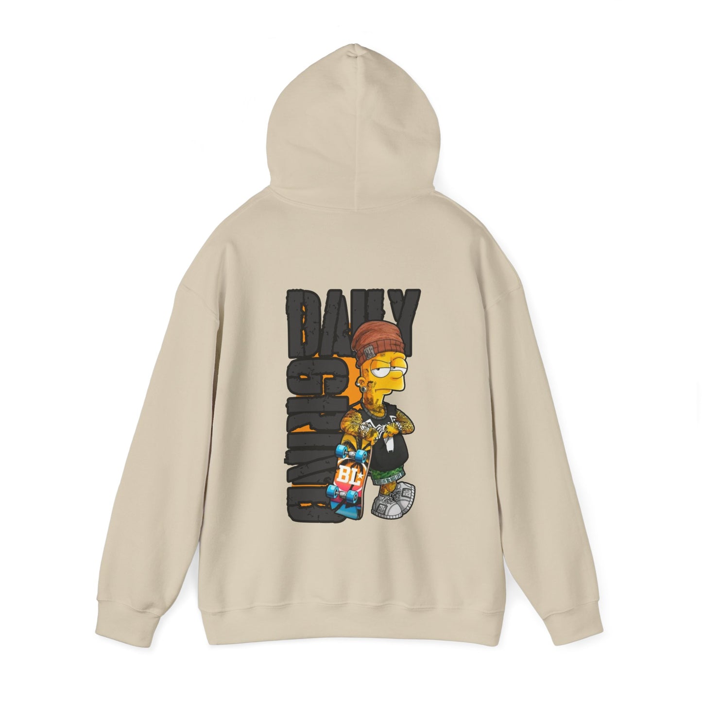 Bart Simspon its nice to be human Unisex Heavy Blend™ Hoodie - ArtShirt Couture