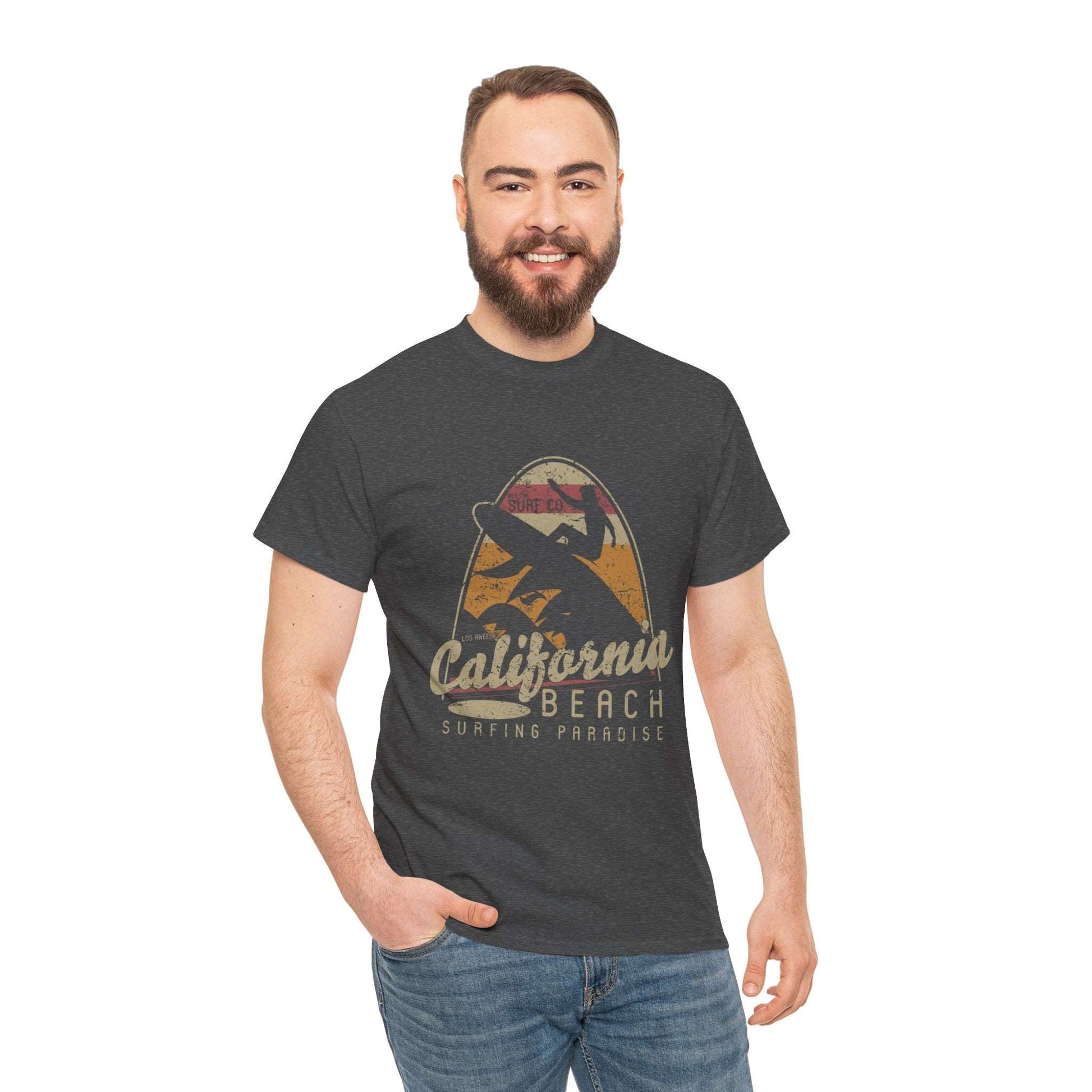 California Beach Surfing Paradise Tee - ArtShirt Couture