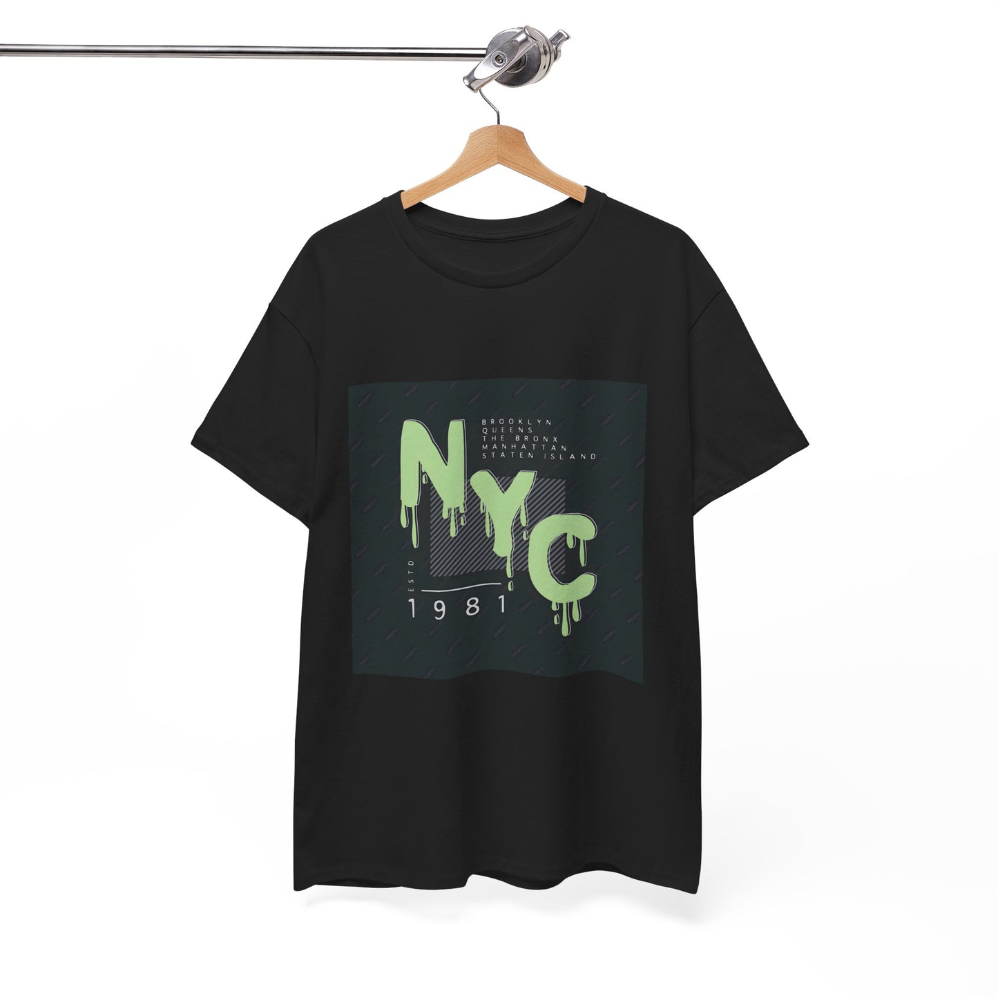 NYC Unisex Heavy Cotton Tee | Trendy Graphic T-Shirt for New York Lovers - Artshirtcouture