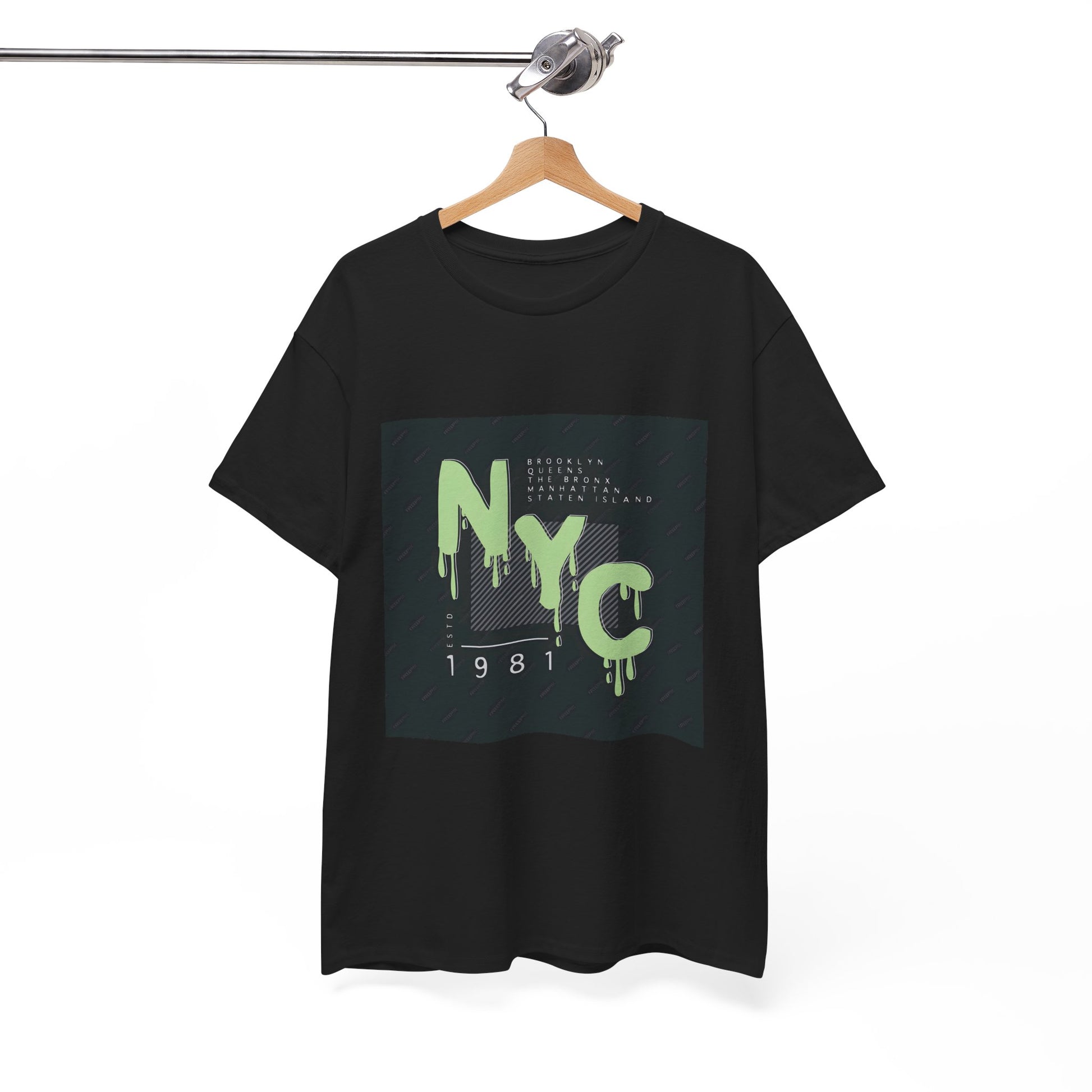 NYC Unisex Heavy Cotton Tee | Trendy Graphic T-Shirt for New York Lovers - Artshirtcouture