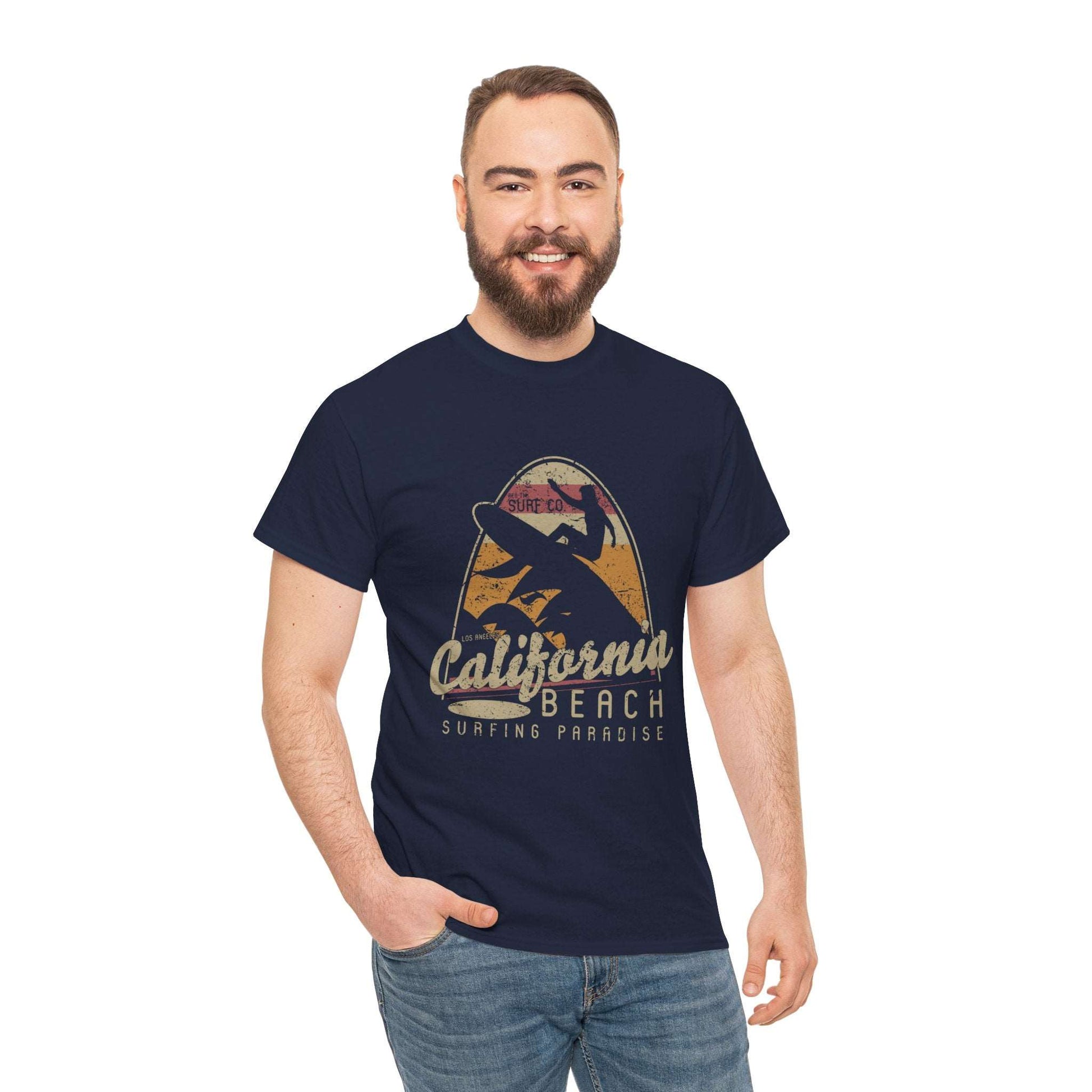 California Beach Surfing Paradise Tee - ArtShirt Couture