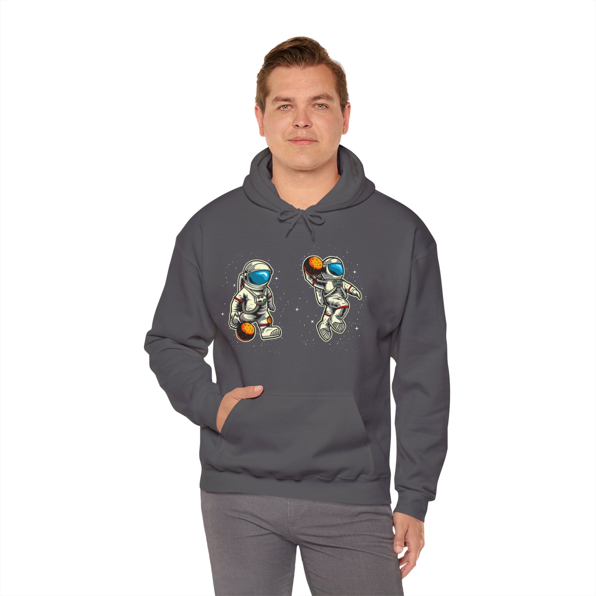 The Astronaut Unisex Heavy Blend™ Hoodie | Space-Themed Hoodie with Cool Cosmic Design - ArtShirt Couture