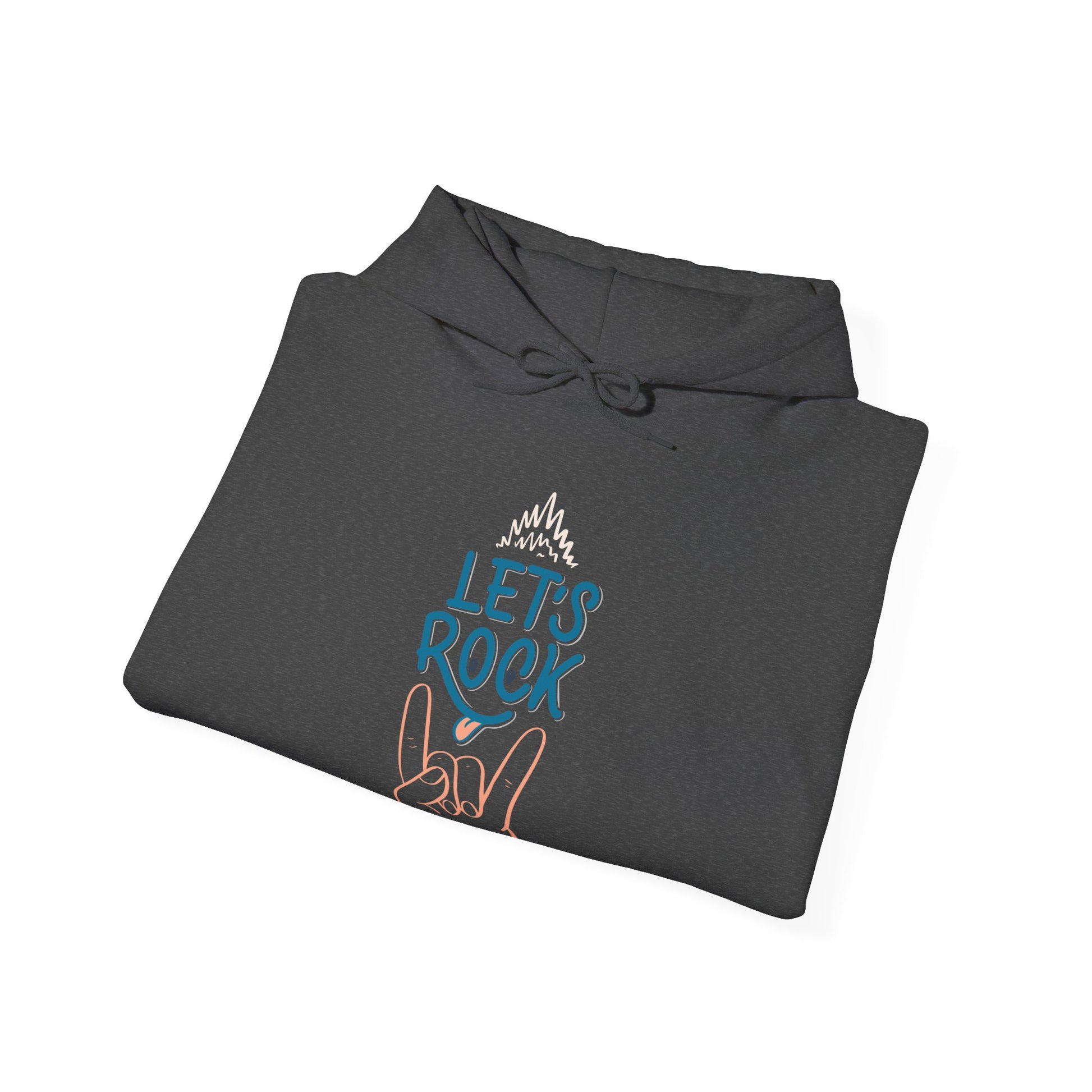 Let's Rock music designed hoodie unisex - ArtShirt Couture