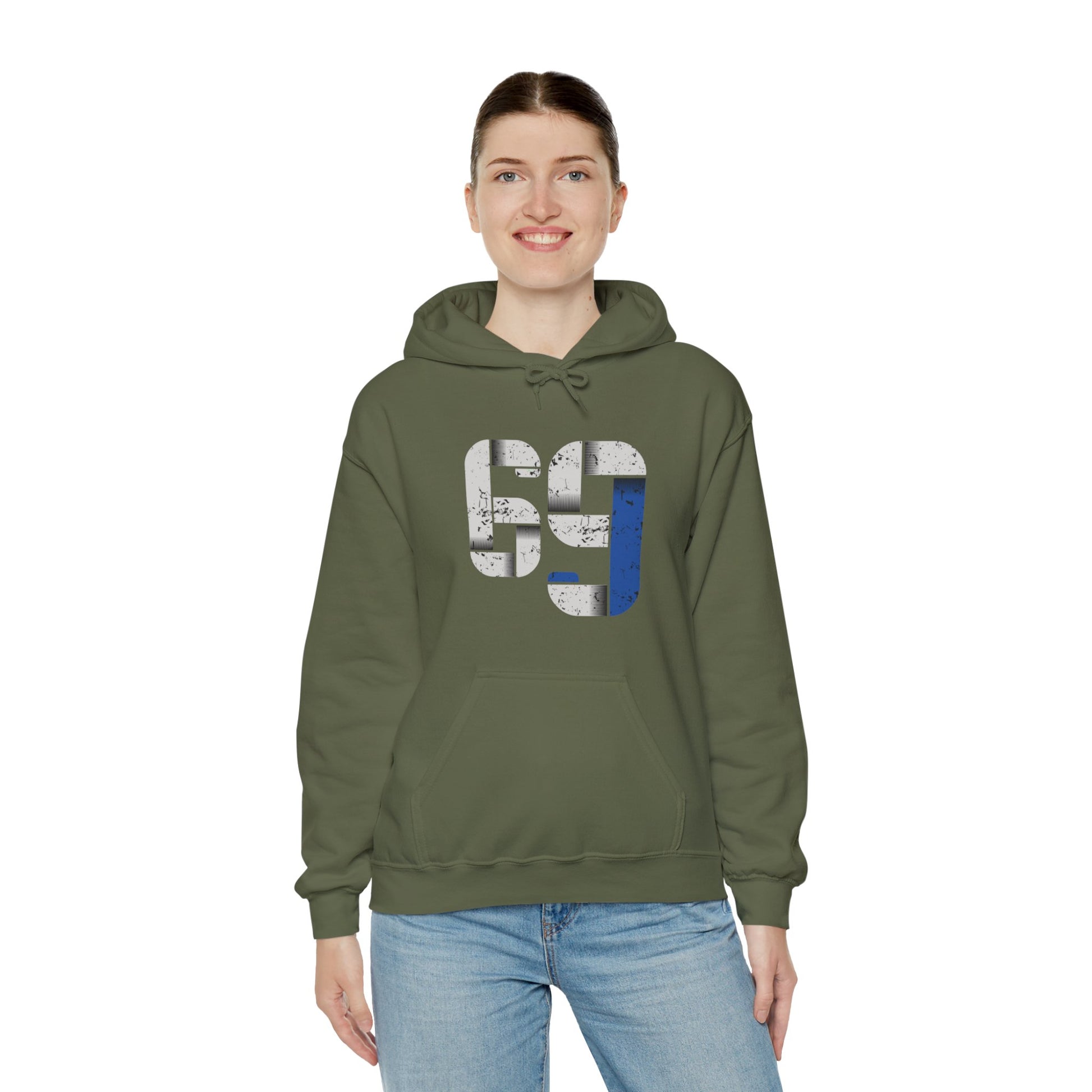 Sixty Nine Unisex Heavy Blend™ Hoodie | Fun Graphic Sweatshirt for Casual Style - ArtShirt Couture