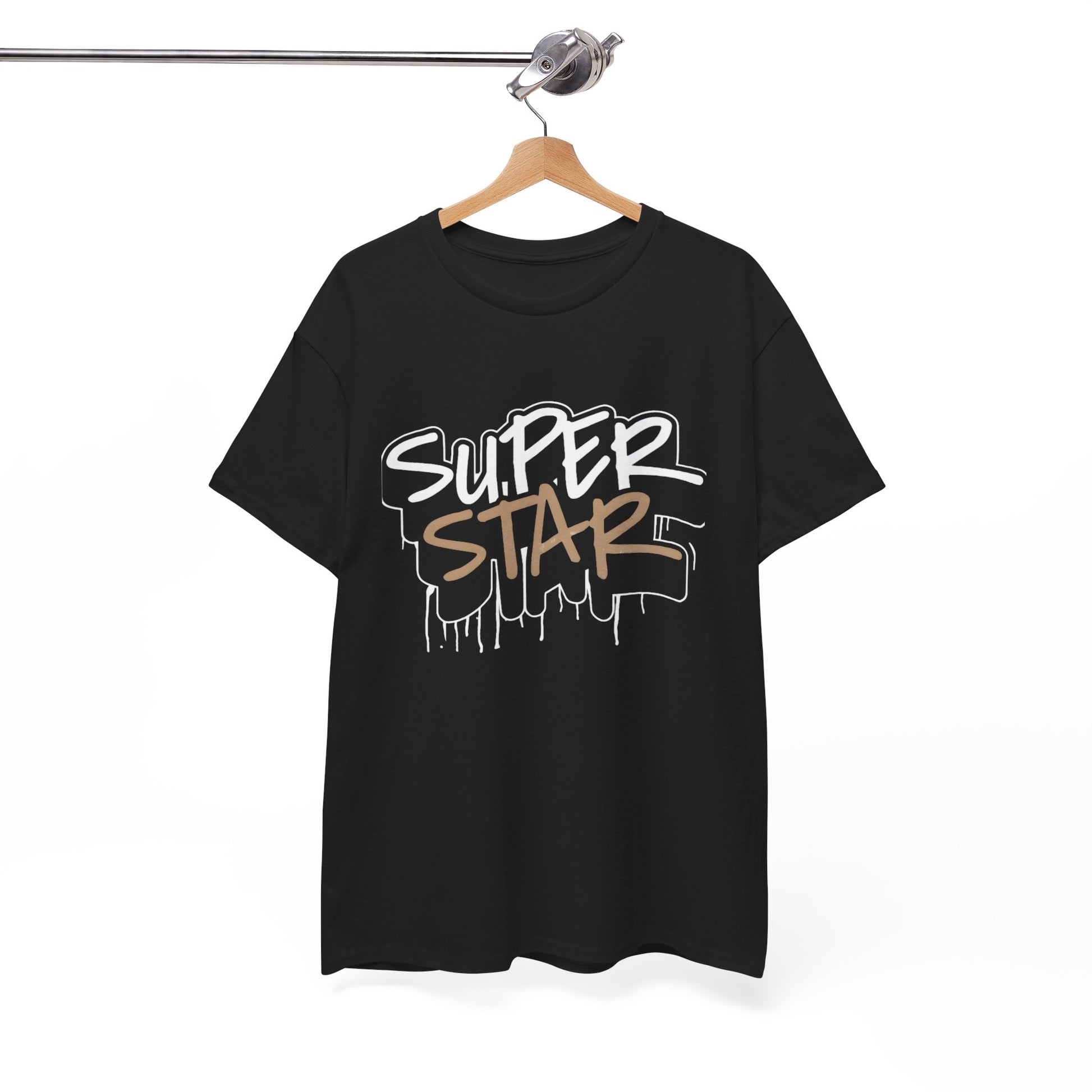 Super Stars Unisex Heavy Cotton Tee | Casual and Stylish T-Shirt for All Ages - ArtShirt Couture
