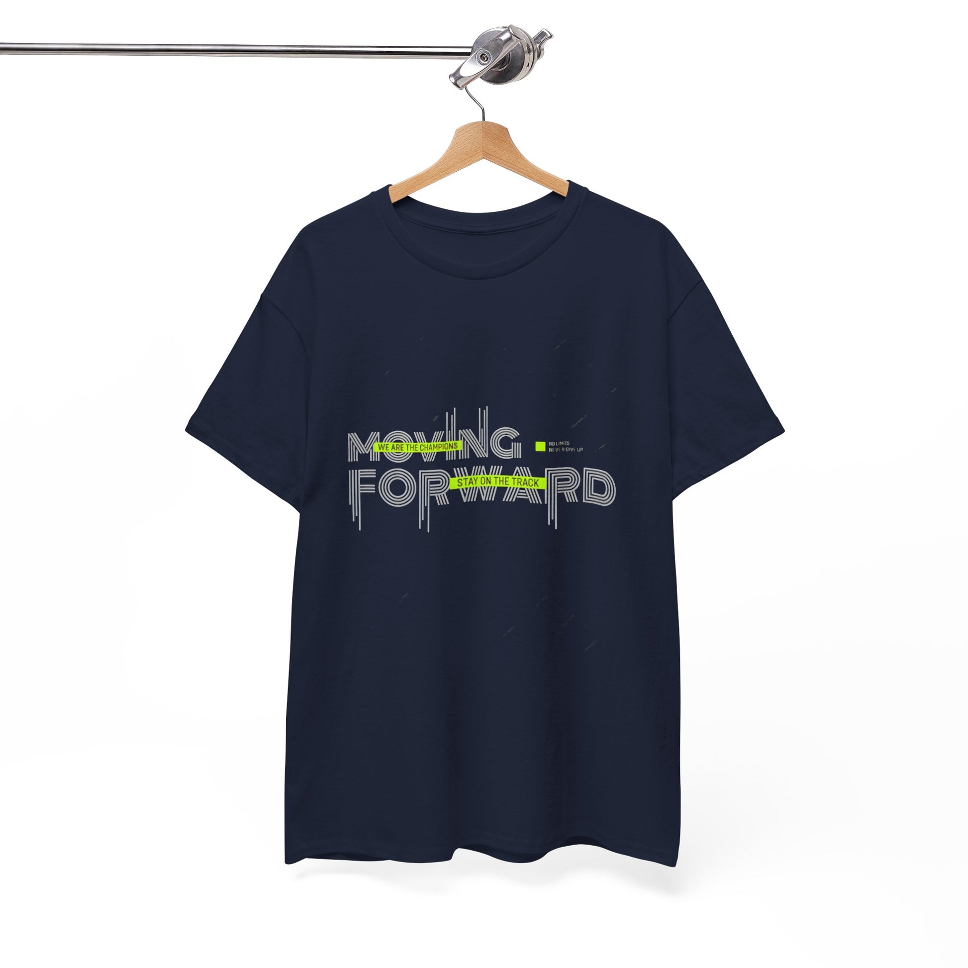 Moving Forward Unisex Heavy Cotton Tee | Inspirational Graphic T-Shirt - Artshirtcouture