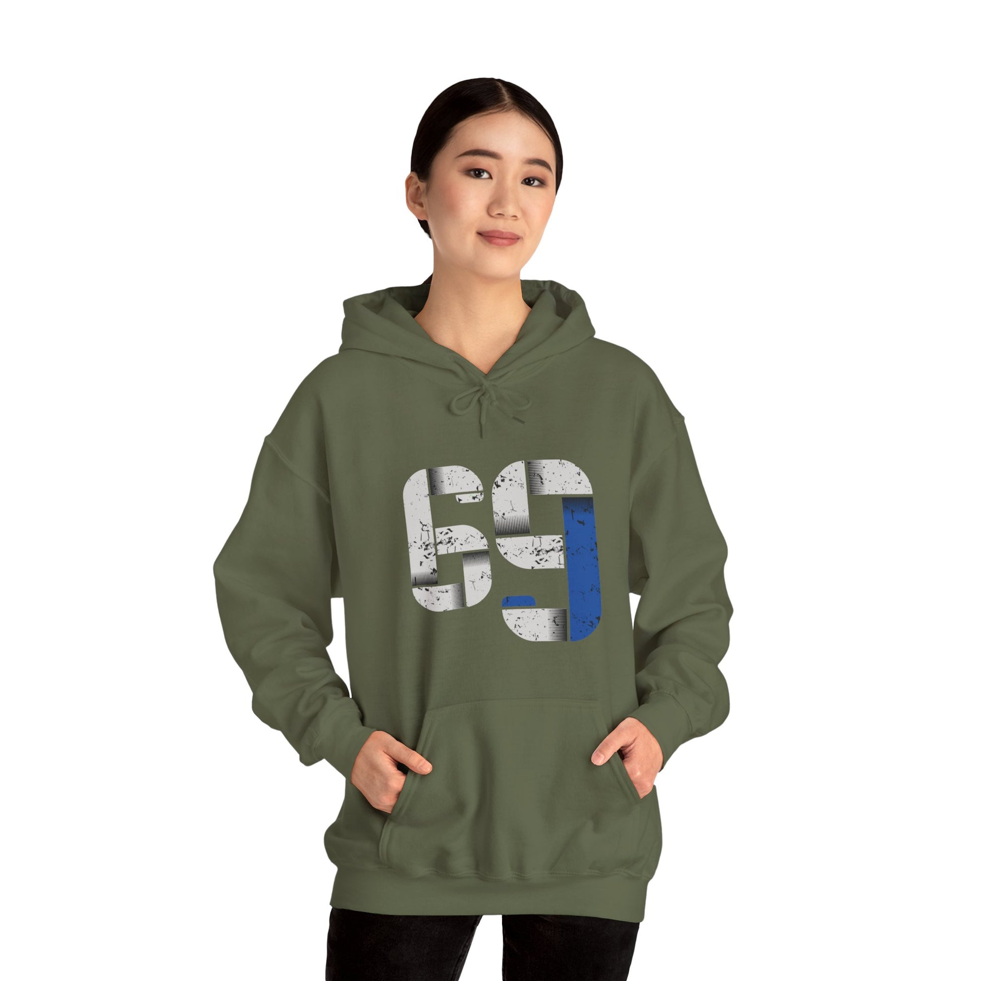 Sixty Nine Unisex Heavy Blend™ Hoodie | Fun Graphic Sweatshirt for Casual Style - ArtShirt Couture