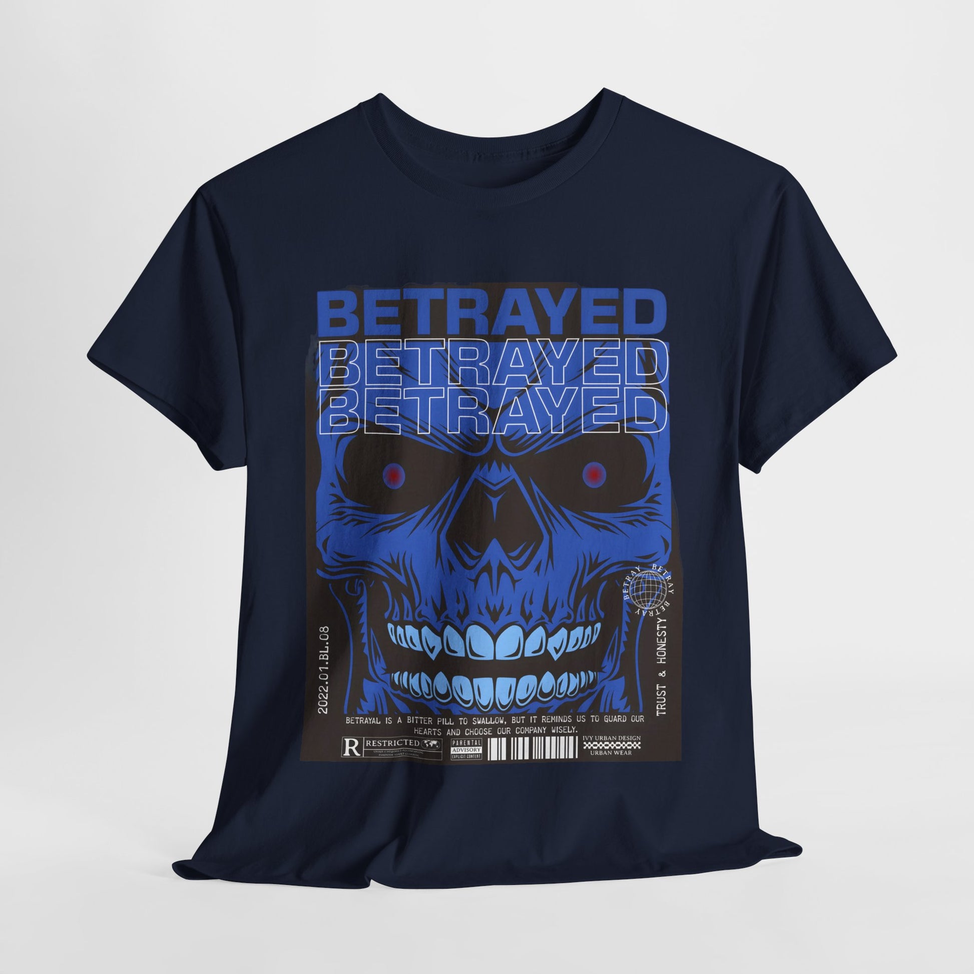 Betrayed Unisex Heavy Cotton Tee | Bold Graphic T-Shirt for Statement Style - Artshirtcouture