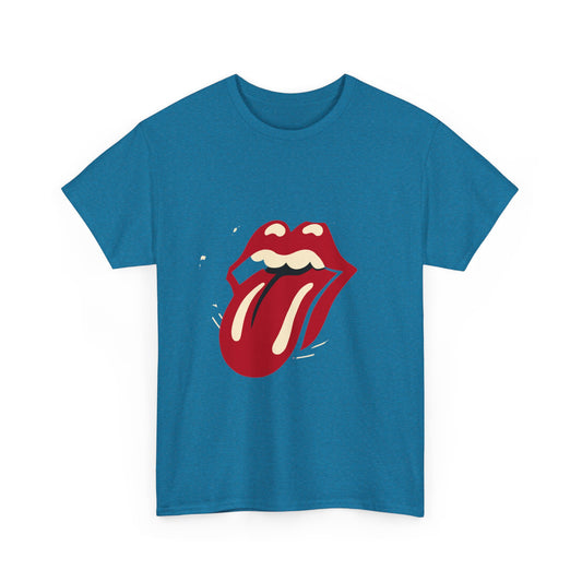 The Stone Tongue Unisex Heavy Cotton Tee | Edgy Graphic T-Shirt for Rock Music Fans - ArtShirt Couture