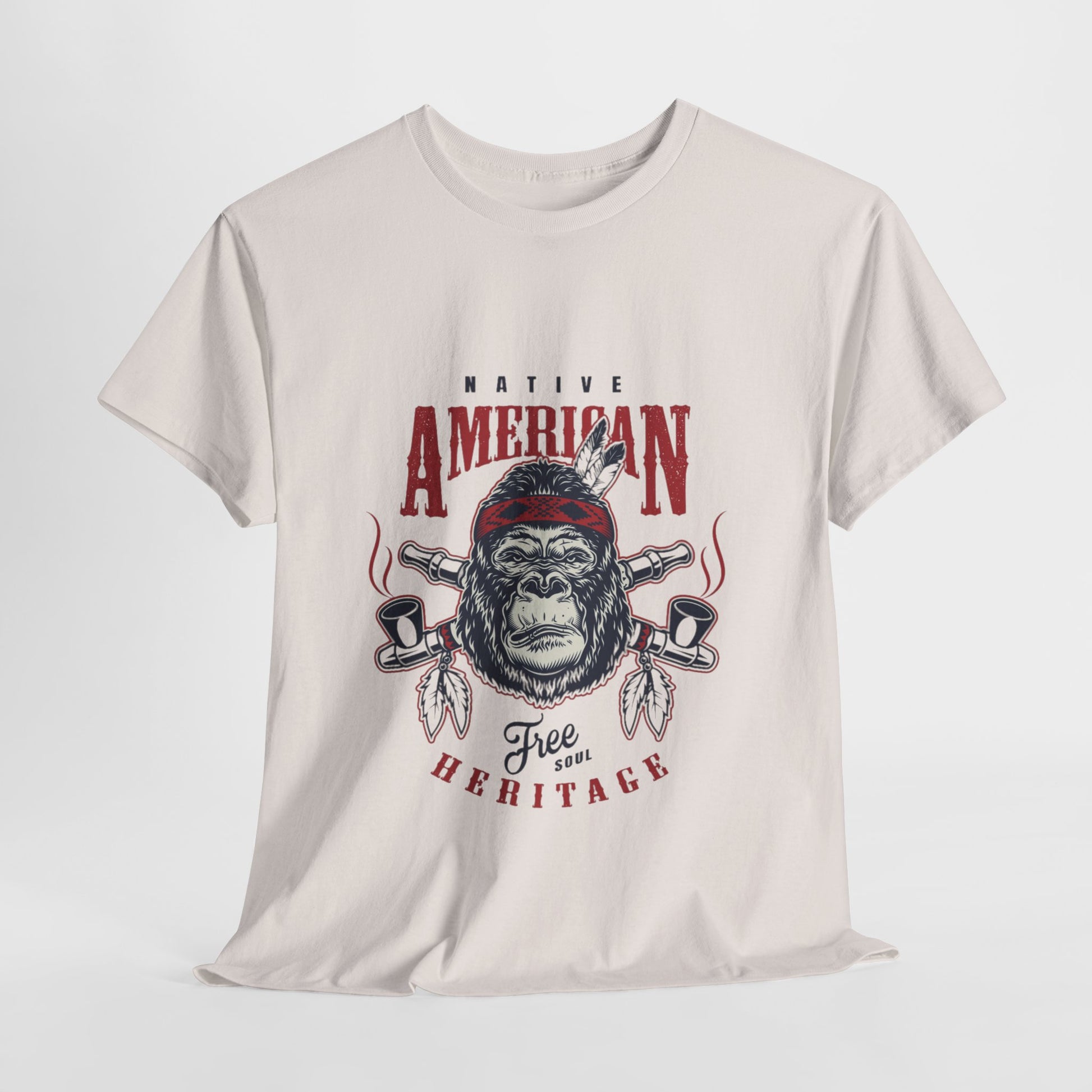 Native American graphic Unisex Heavy Cotton Tee - ArtShirt Couture