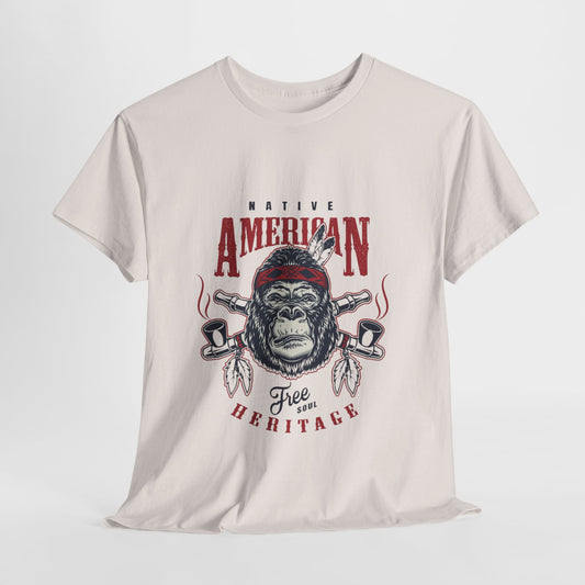 Native American graphic Unisex Heavy Cotton Tee - ArtShirt Couture