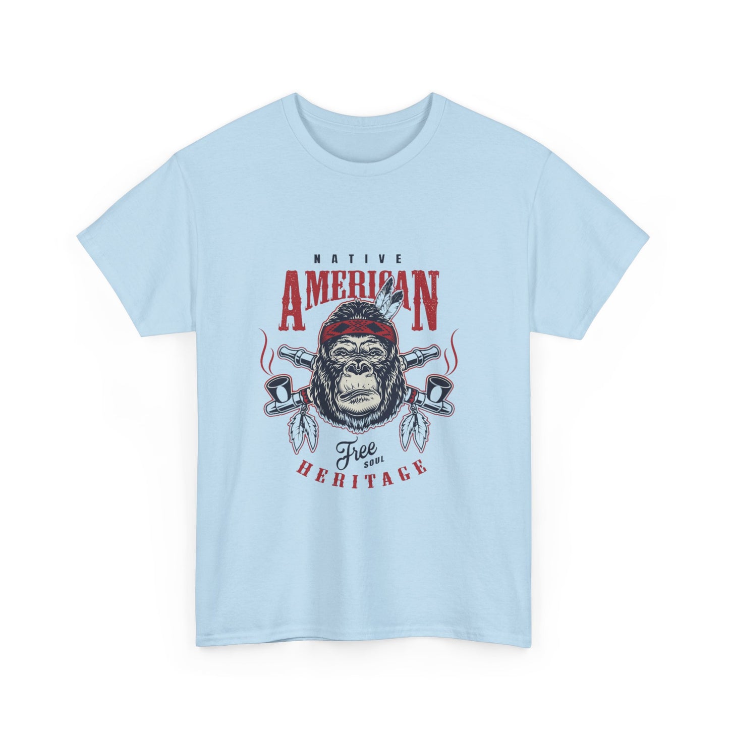 Native American graphic Unisex Heavy Cotton Tee - ArtShirt Couture
