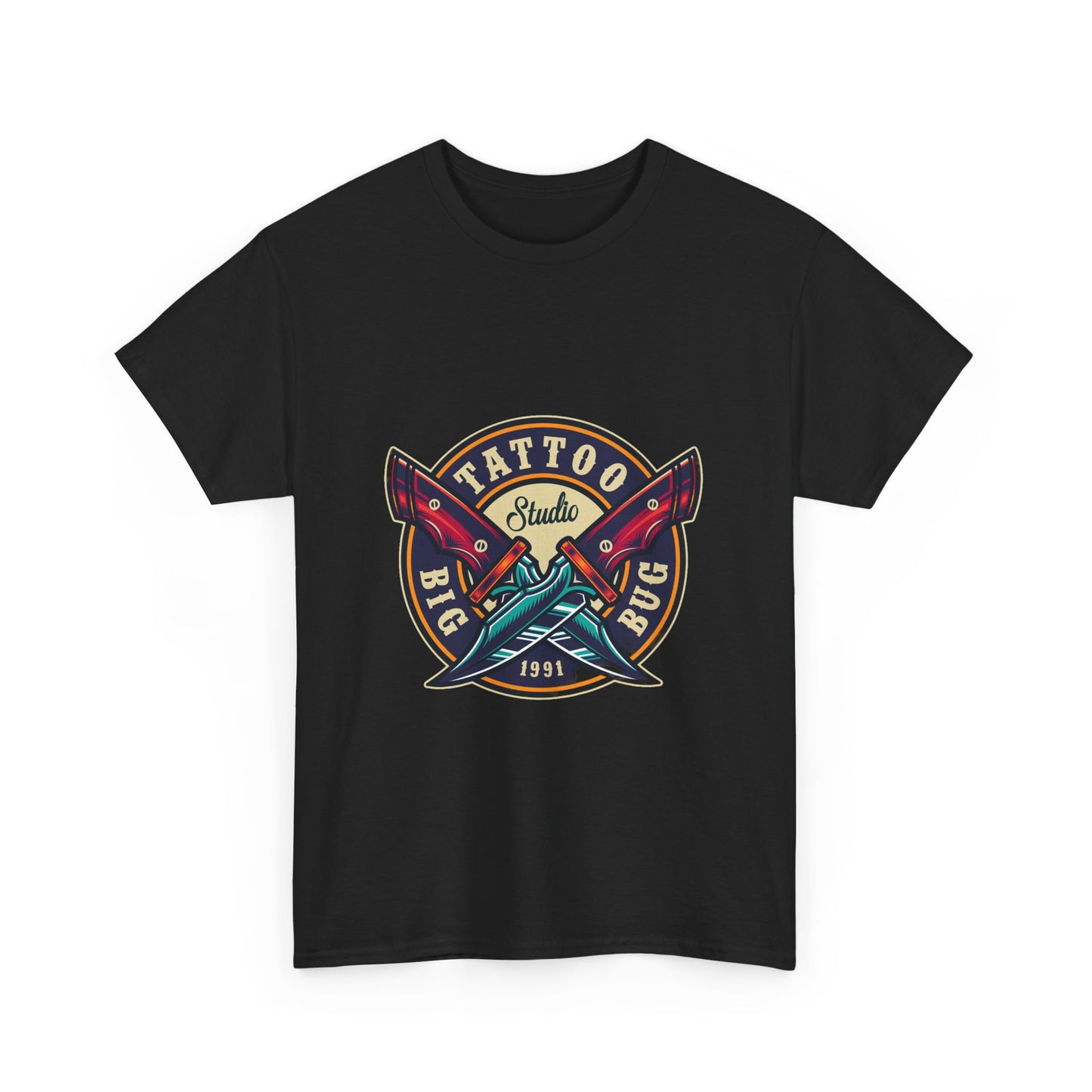 Tattoo Unisex Heavy Cotton Tee | Stylish Graphic T-Shirt for Tattoo Enthusiasts - ArtShirt Couture