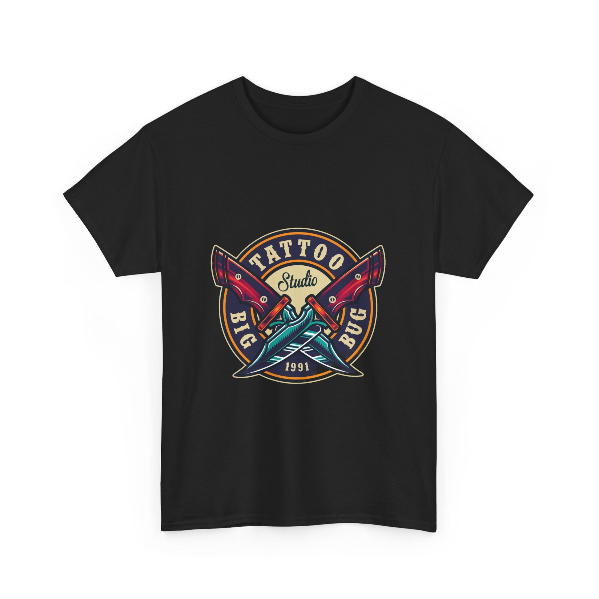 Tattoo Unisex Heavy Cotton Tee | Stylish Graphic T-Shirt for Tattoo Enthusiasts - ArtShirt Couture