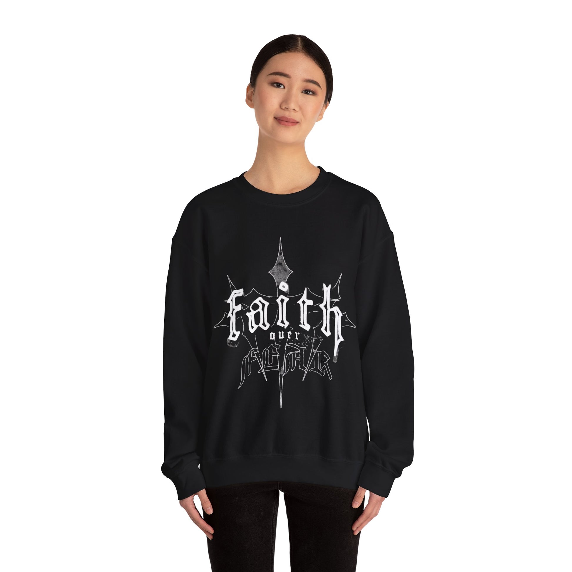 Faith Unisex Heavy Blend™ graphic  Sweatshirt by artshirtcouture