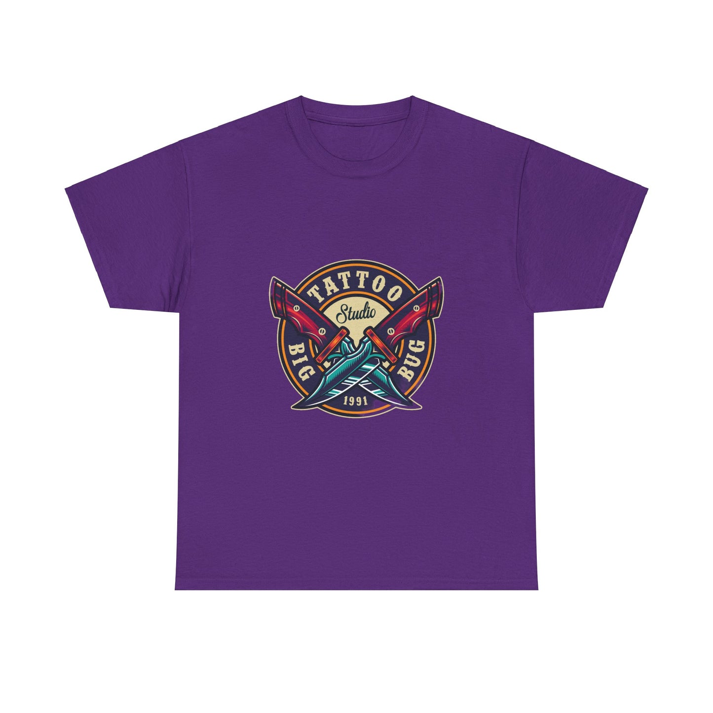 Tattoo Unisex Heavy Cotton Tee | Stylish Graphic T-Shirt for Tattoo Enthusiasts - ArtShirt Couture