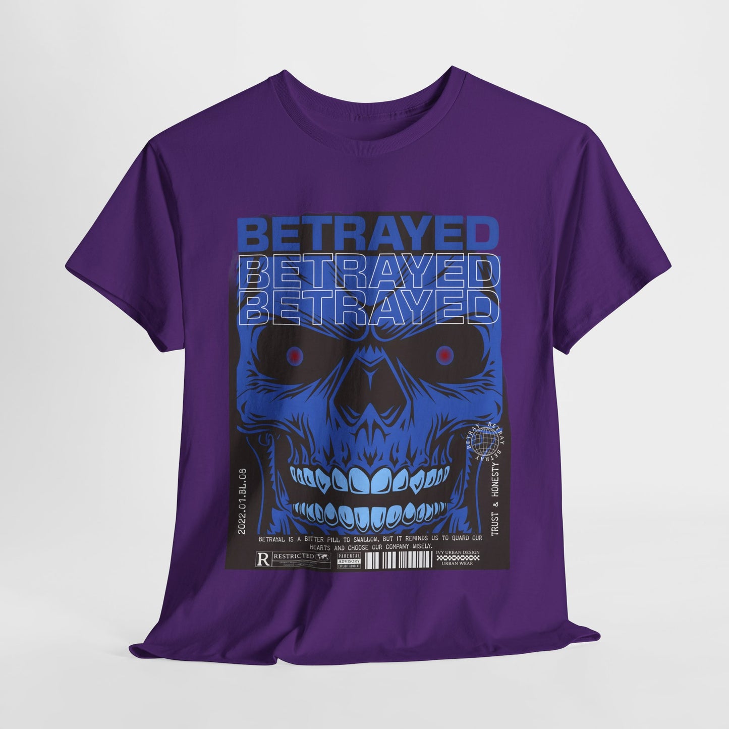 Betrayed Unisex Heavy Cotton Tee | Bold Graphic T-Shirt for Statement Style - Artshirtcouture