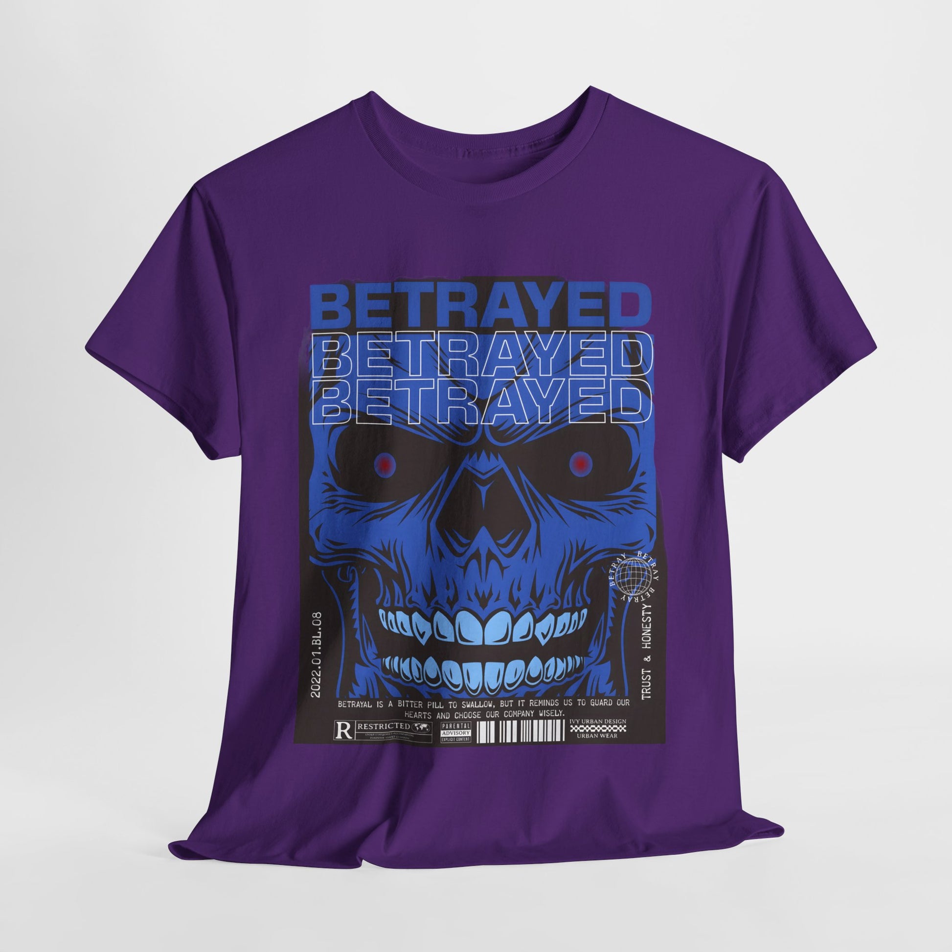 Betrayed Unisex Heavy Cotton Tee | Bold Graphic T-Shirt for Statement Style - Artshirtcouture