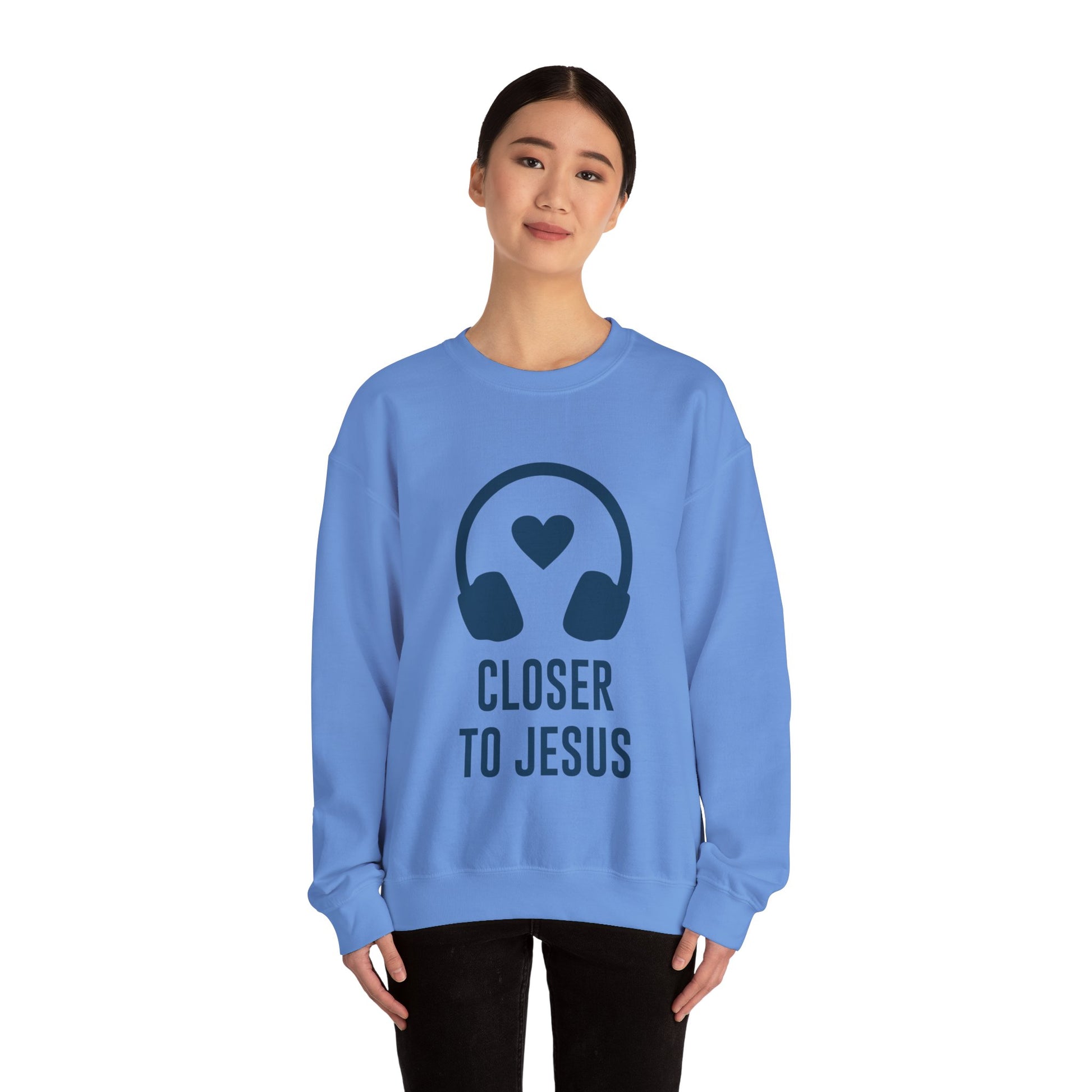 Closer to Jesus Sweatshirt - ArtShirt Couture