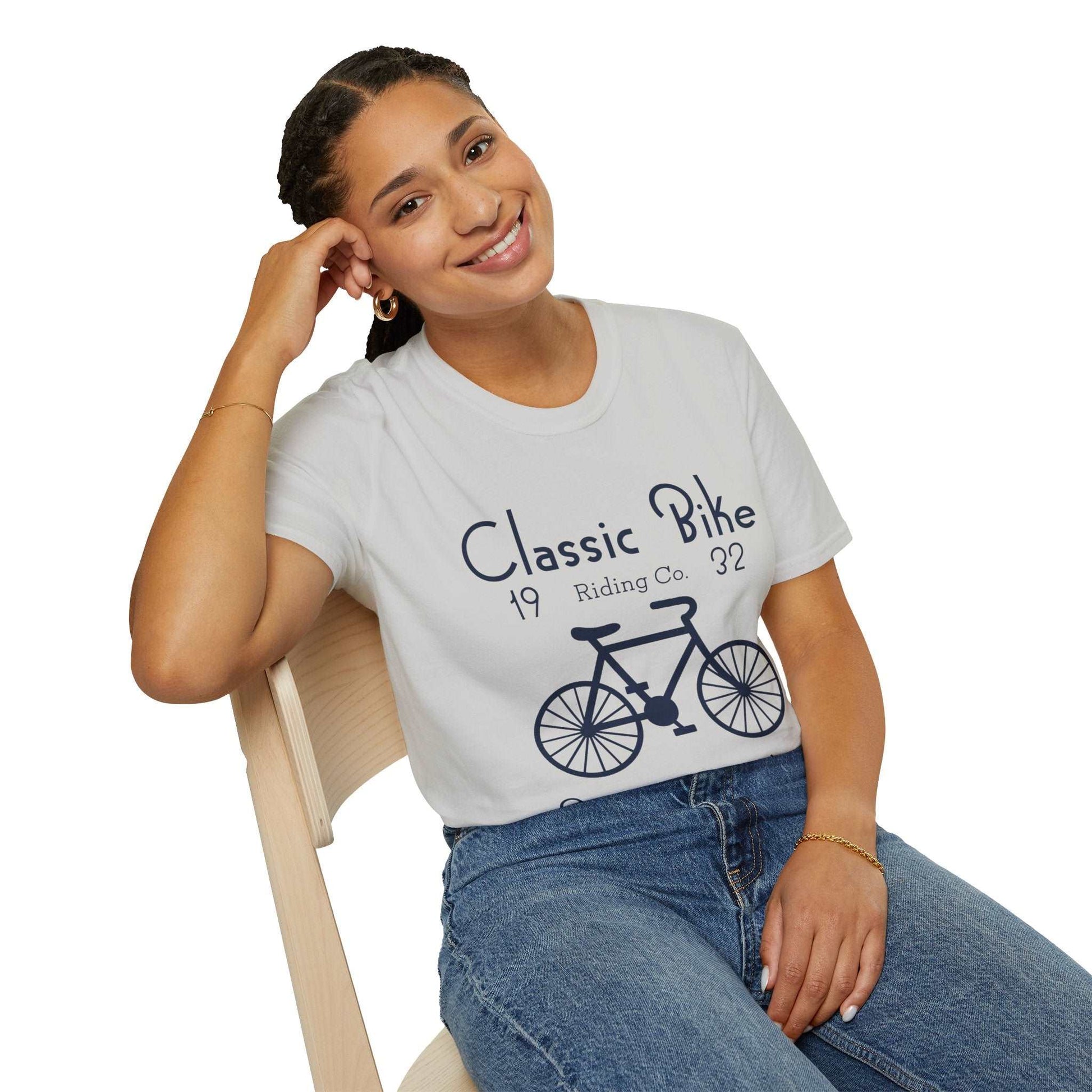 Classic Bike Unisex Softstyle T-Shirt - ArtShirt Couture