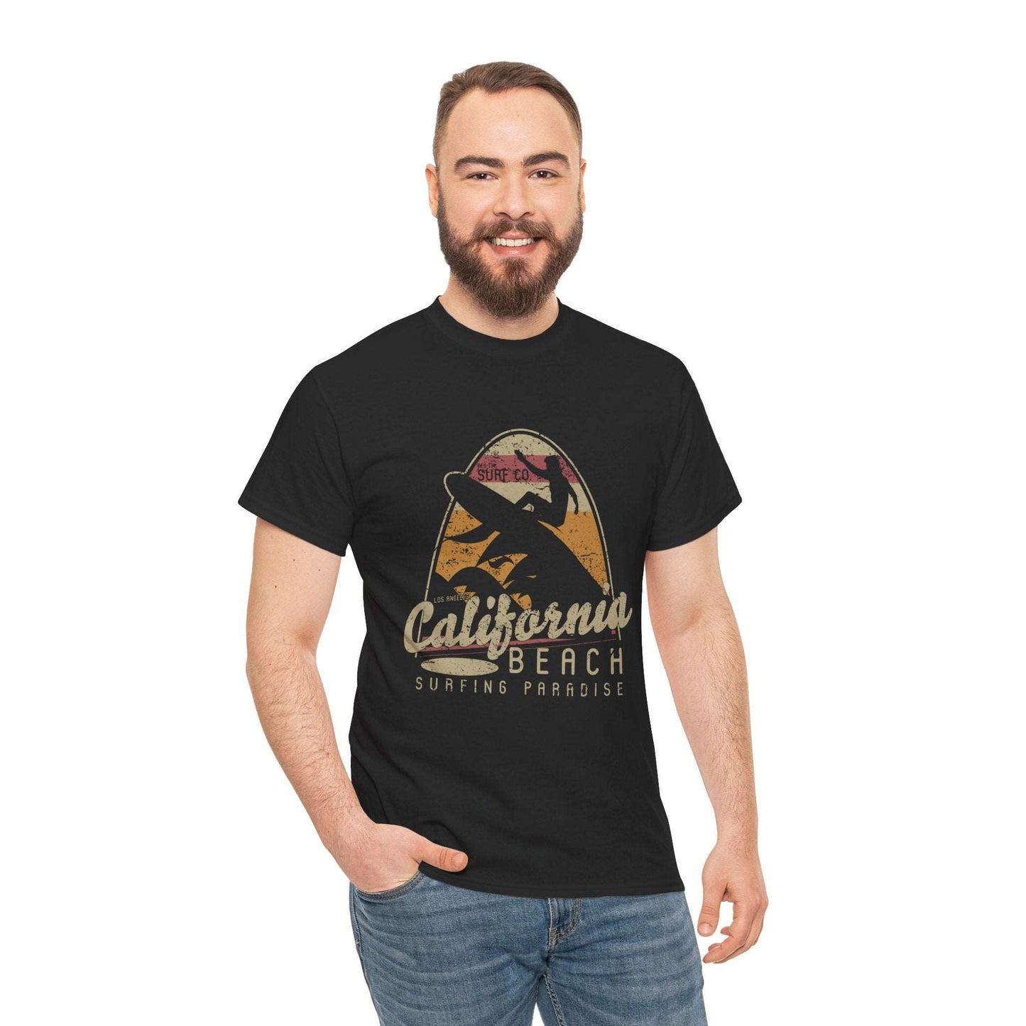 California Beach Surfing Paradise Tee - ArtShirt Couture