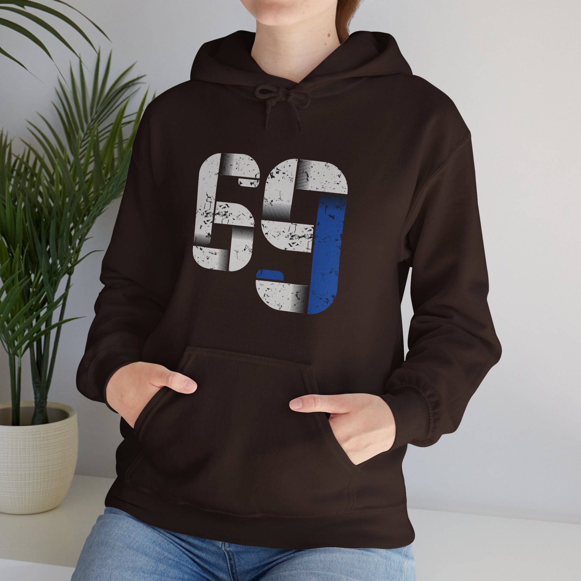 Sixty Nine Unisex Heavy Blend™ Hoodie | Fun Graphic Sweatshirt for Casual Style - ArtShirt Couture