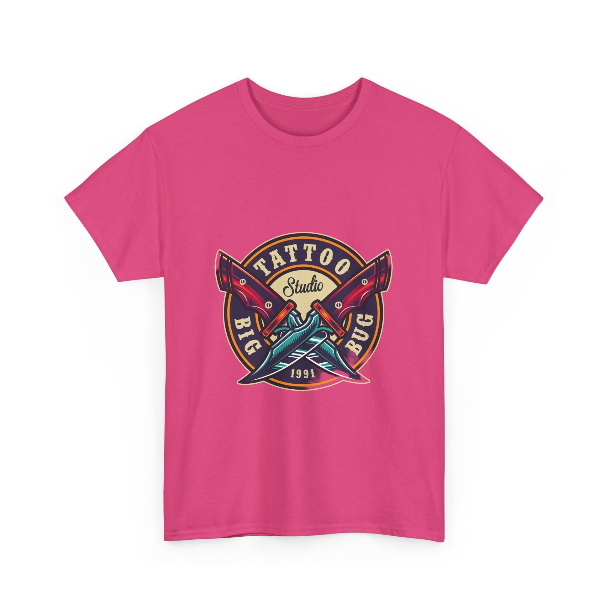 Tattoo Unisex Heavy Cotton Tee | Stylish Graphic T-Shirt for Tattoo Enthusiasts - ArtShirt Couture
