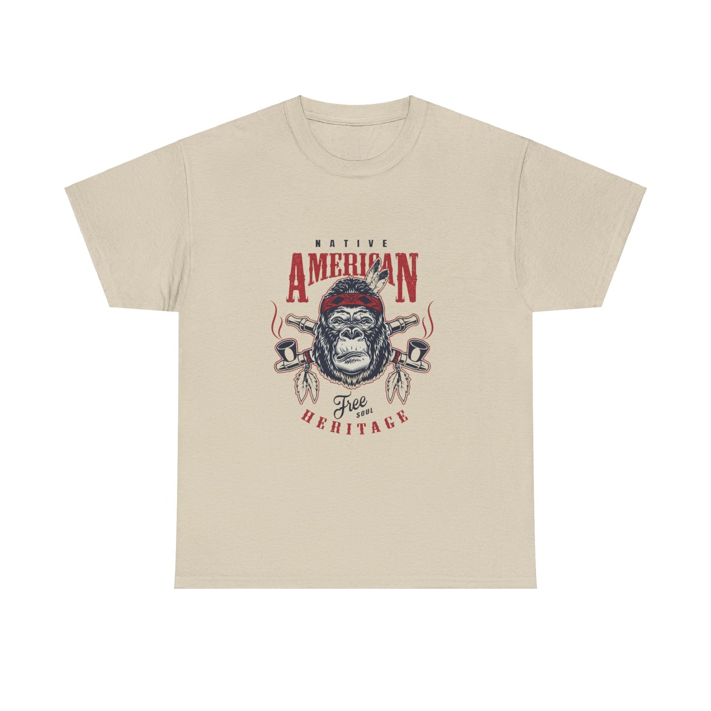 Native American graphic Unisex Heavy Cotton Tee - ArtShirt Couture