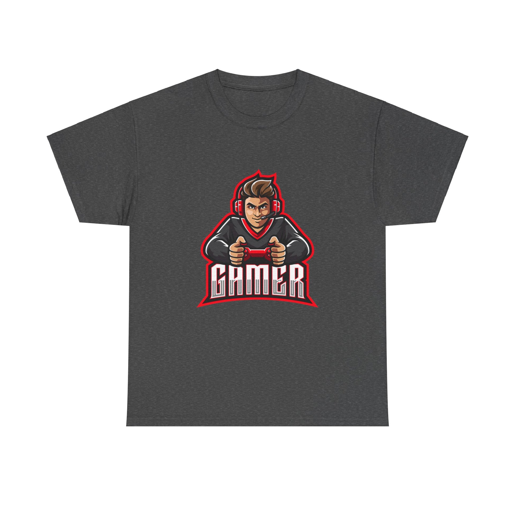 The Gamer Unisex Heavy Cotton Tee | Stylish Graphic T-Shirt for Gaming Enthusiasts - ArtShirt Couture