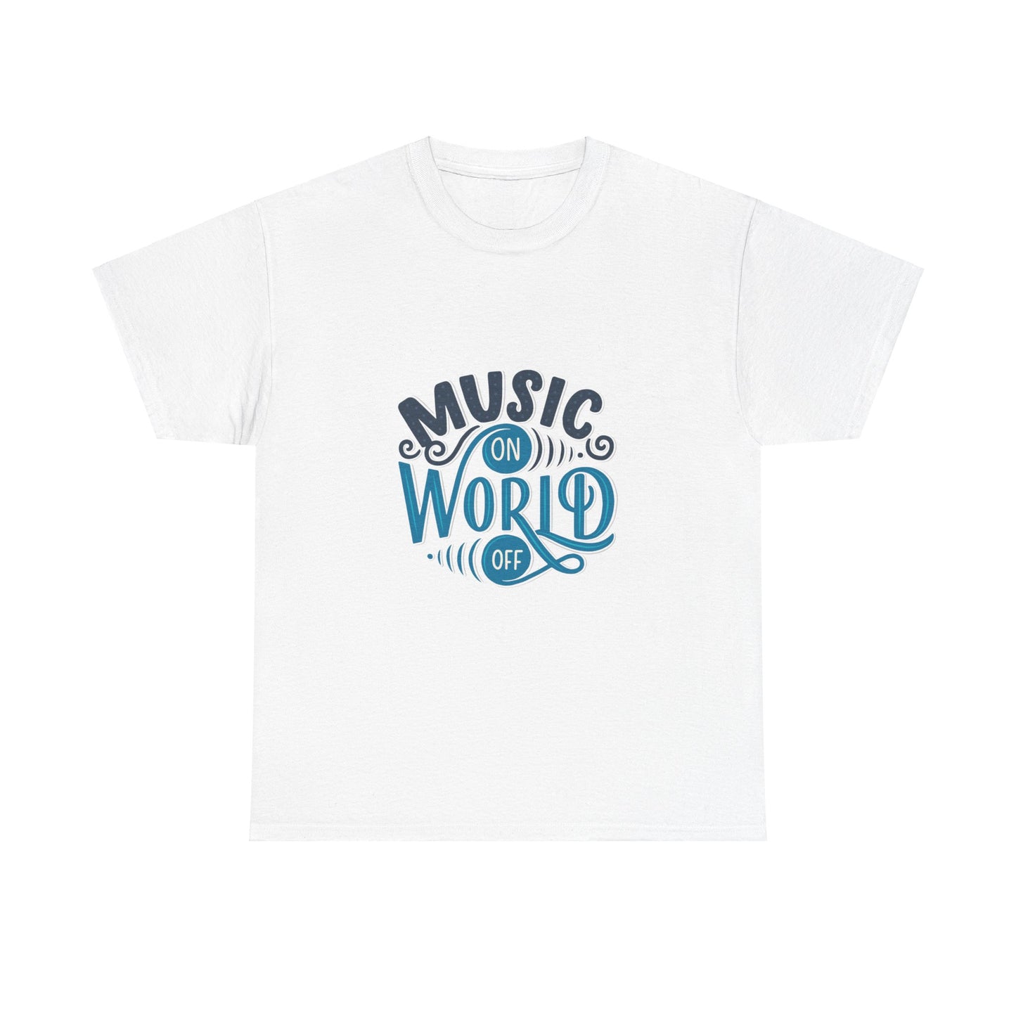 Music World Unisex Heavy Graphic Cotton Tee - ArtShirt Couture