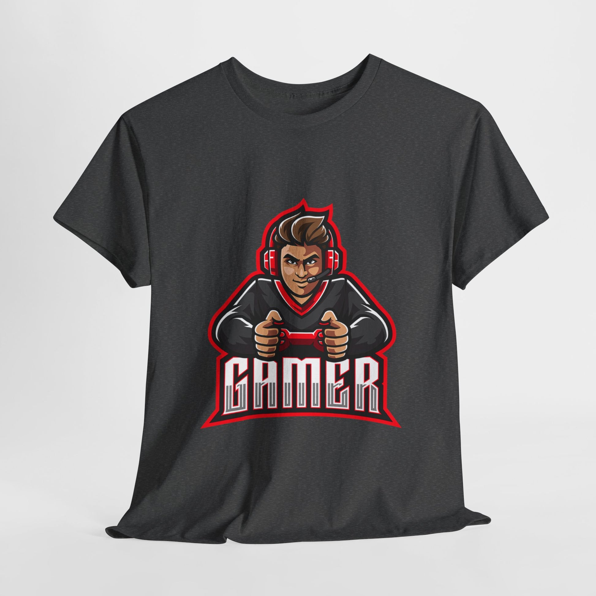 The Gamer Unisex Heavy Cotton Tee | Stylish Graphic T-Shirt for Gaming Enthusiasts - ArtShirt Couture