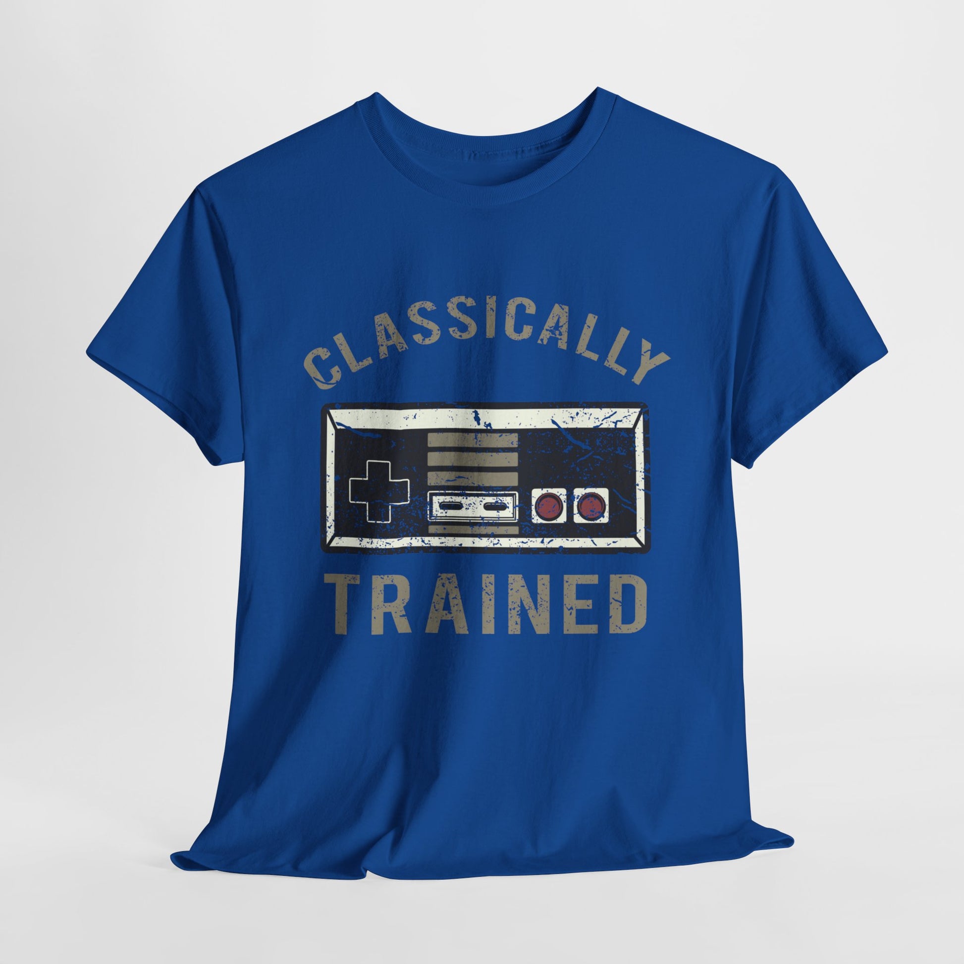 The Classically Trained and Distressed Unisex Heavy Cotton Tee | Vintage-Inspired Graphic T-Shirt for Art Lovers - ArtShirt Couture