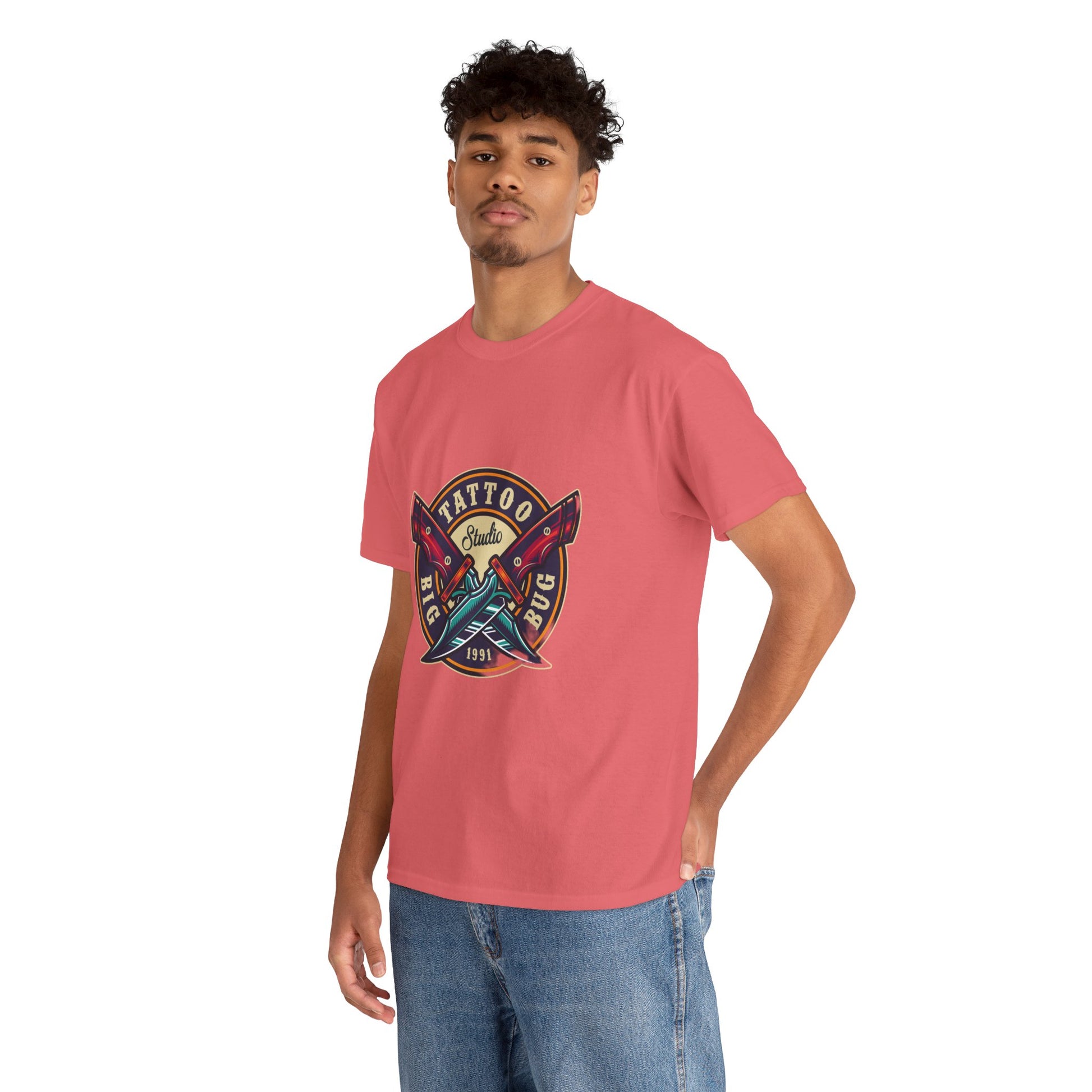 Tattoo Unisex Heavy Cotton Tee | Stylish Graphic T-Shirt for Tattoo Enthusiasts - ArtShirt Couture