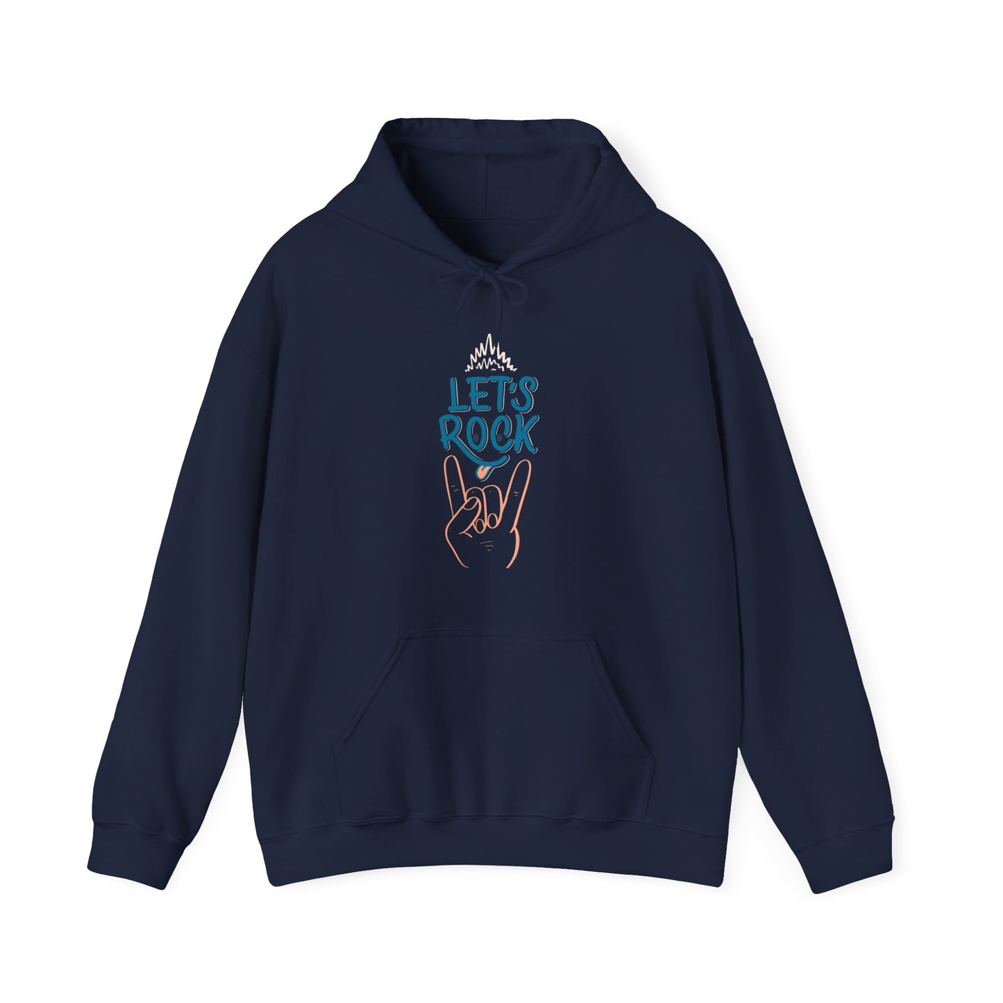 Let's Rock music designed hoodie unisex - ArtShirt Couture