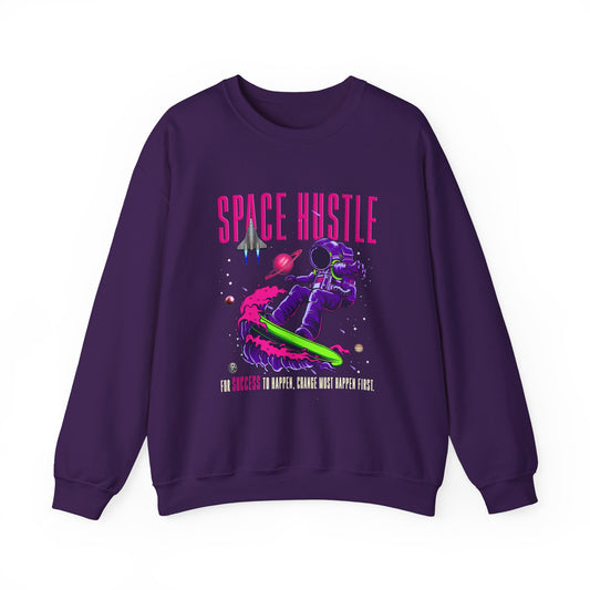 Astronaut Riding Waves Unisex Heavy Blend™ Sweatshirt | Unique Graphic Sweatshirt - ArtShirt Couture