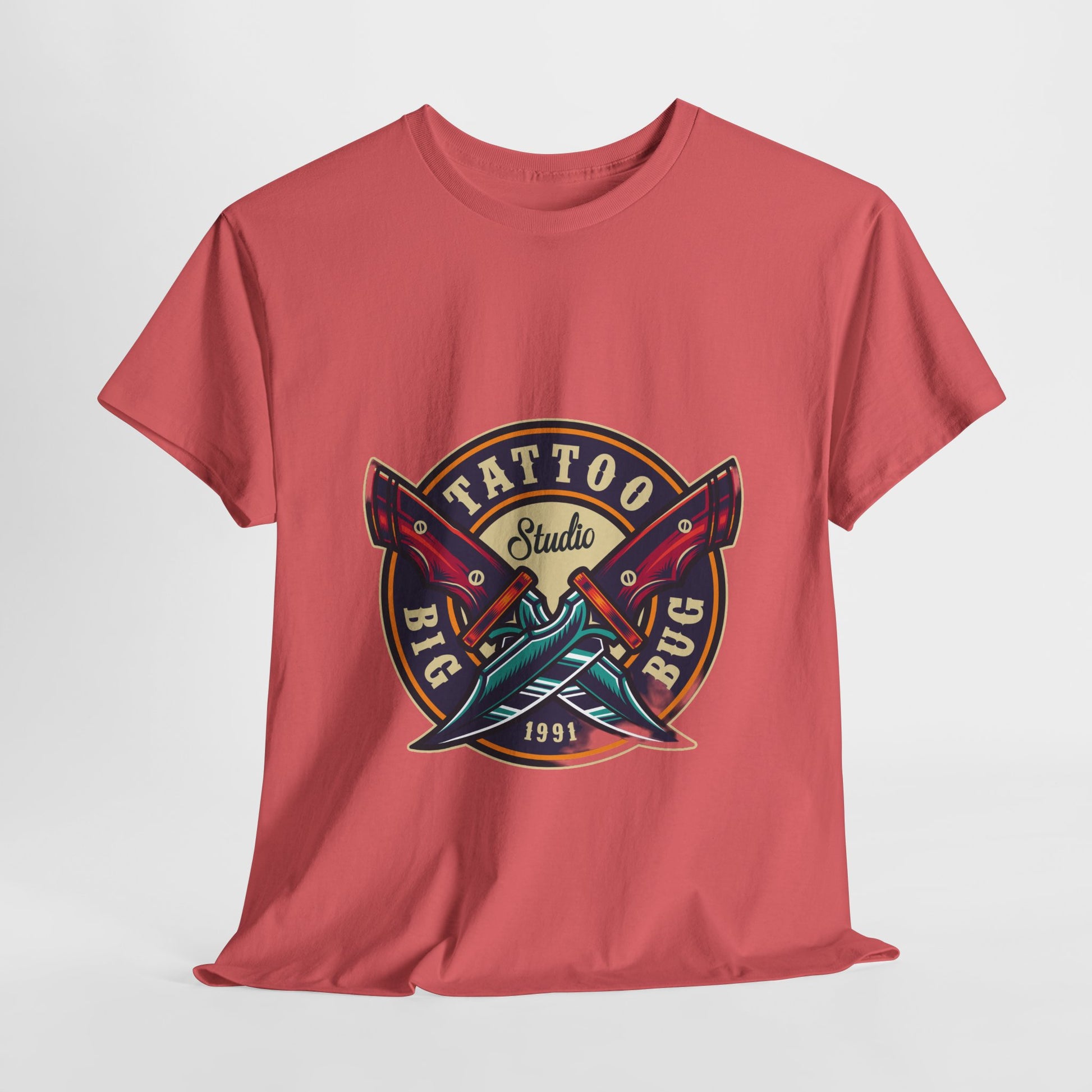 Tattoo Unisex Heavy Cotton Tee | Stylish Graphic T-Shirt for Tattoo Enthusiasts - ArtShirt Couture