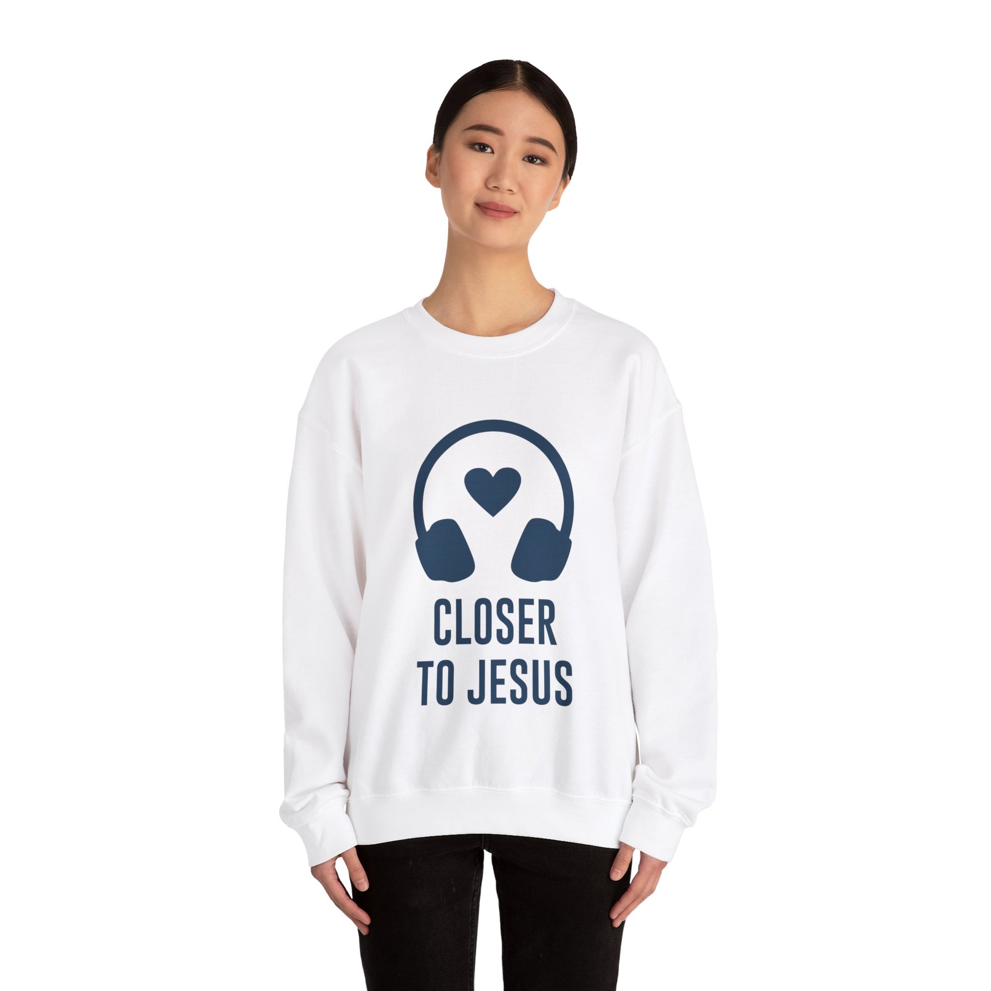 Closer to Jesus Sweatshirt - ArtShirt Couture
