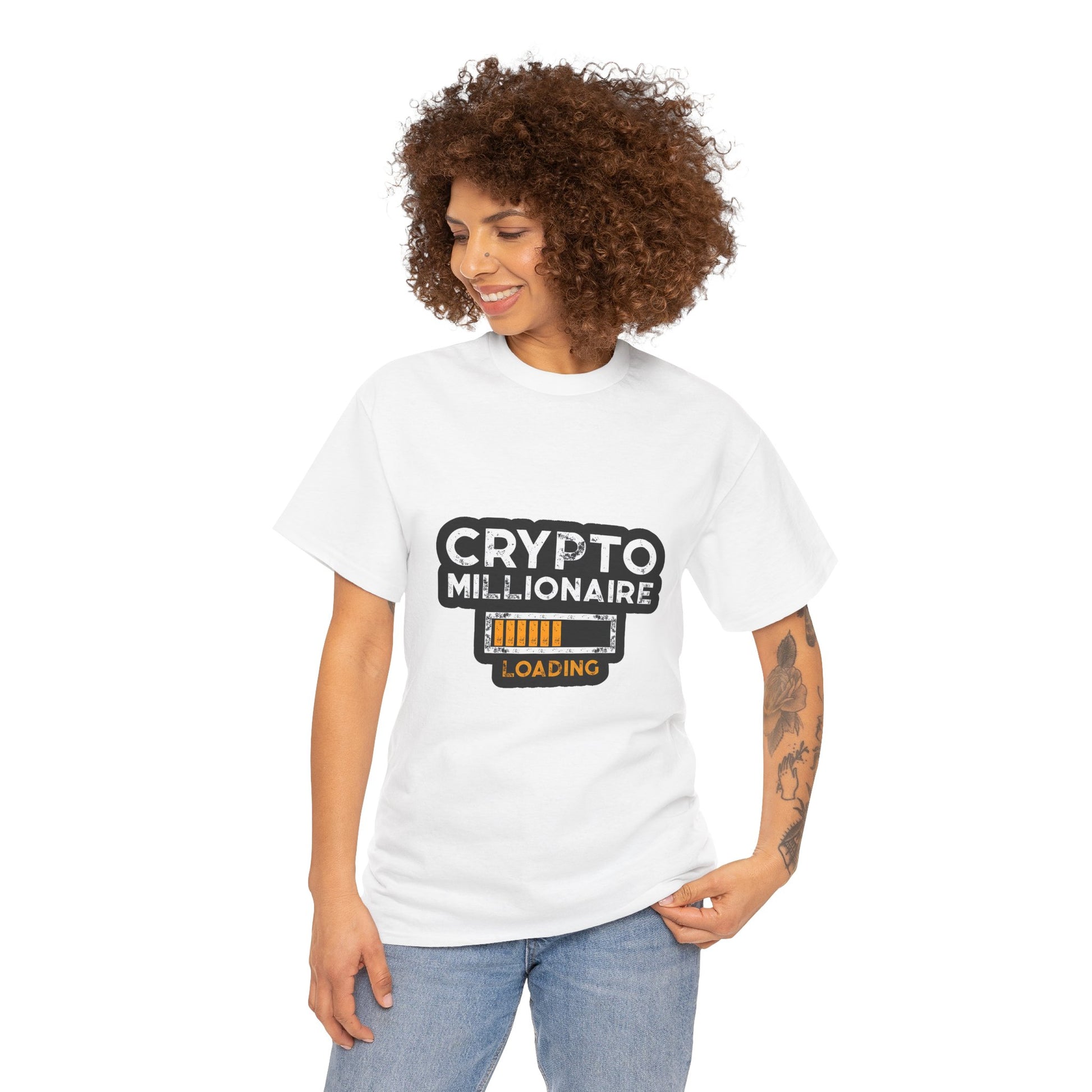 Crypto Millionaire Loading Graphic Tee Shirt
