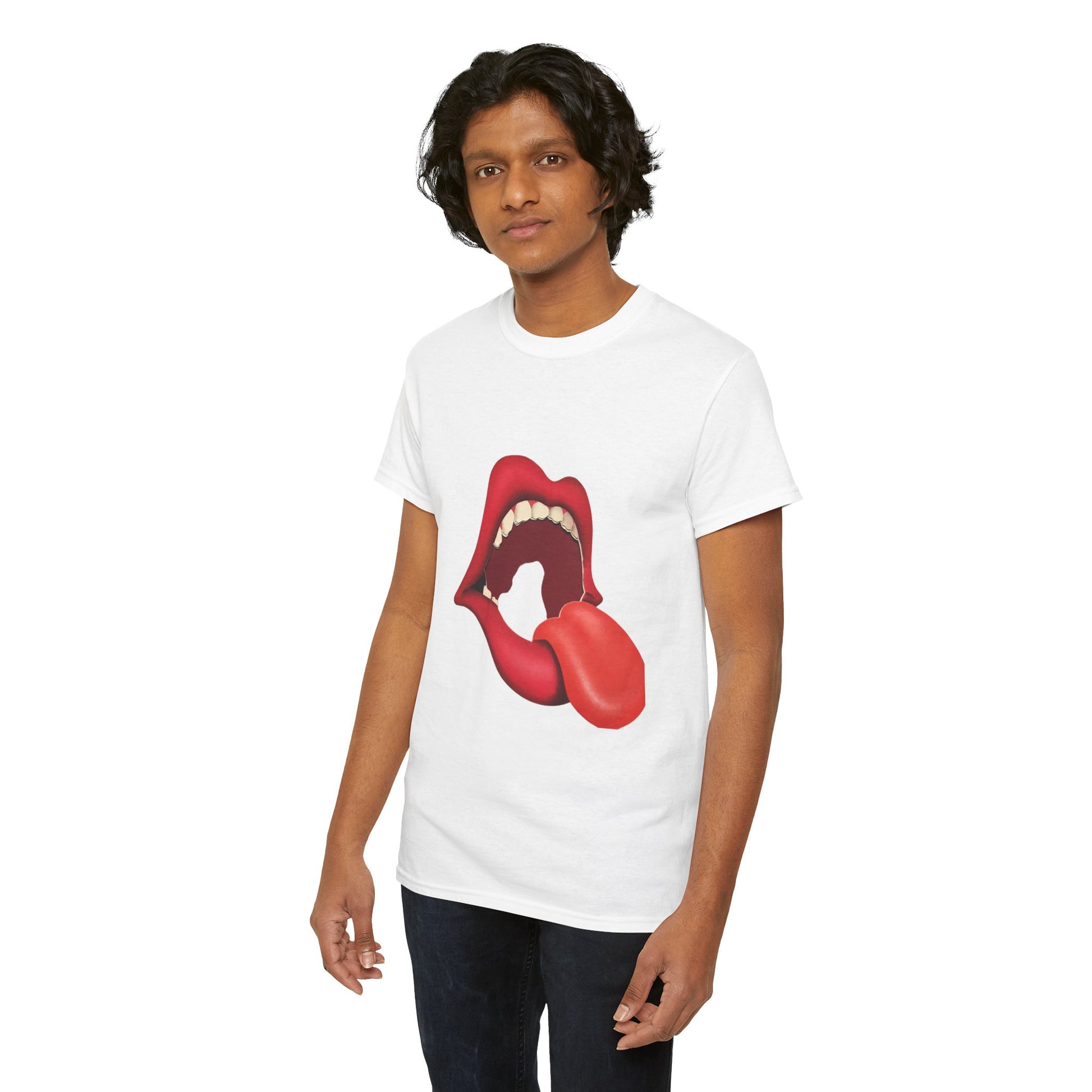 The Stones Unisex Heavy Cotton Tee | Classic Graphic T-Shirt for Rock Music Lovers - ArtShirt Couture