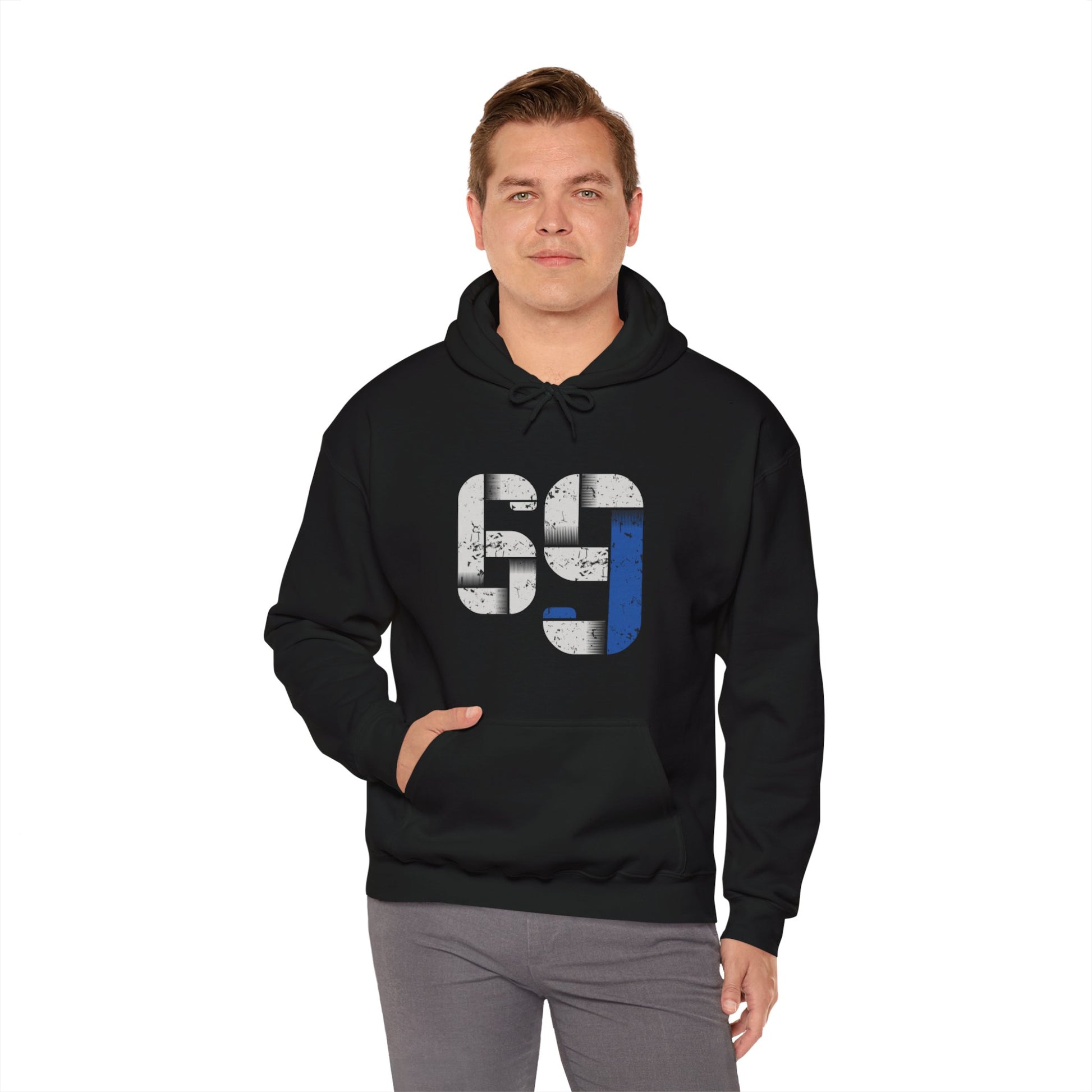 Sixty Nine Unisex Heavy Blend™ Hoodie | Fun Graphic Sweatshirt for Casual Style - ArtShirt Couture