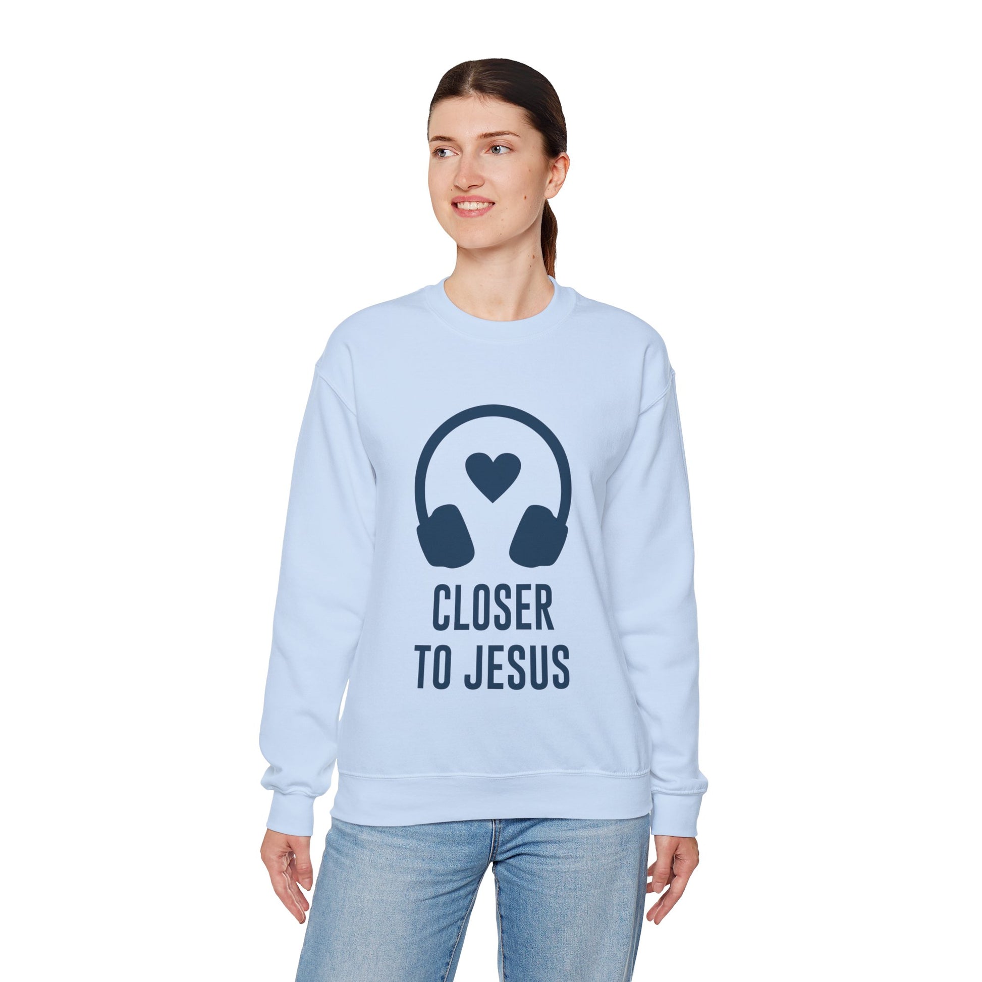 Closer to Jesus Sweatshirt - ArtShirt Couture