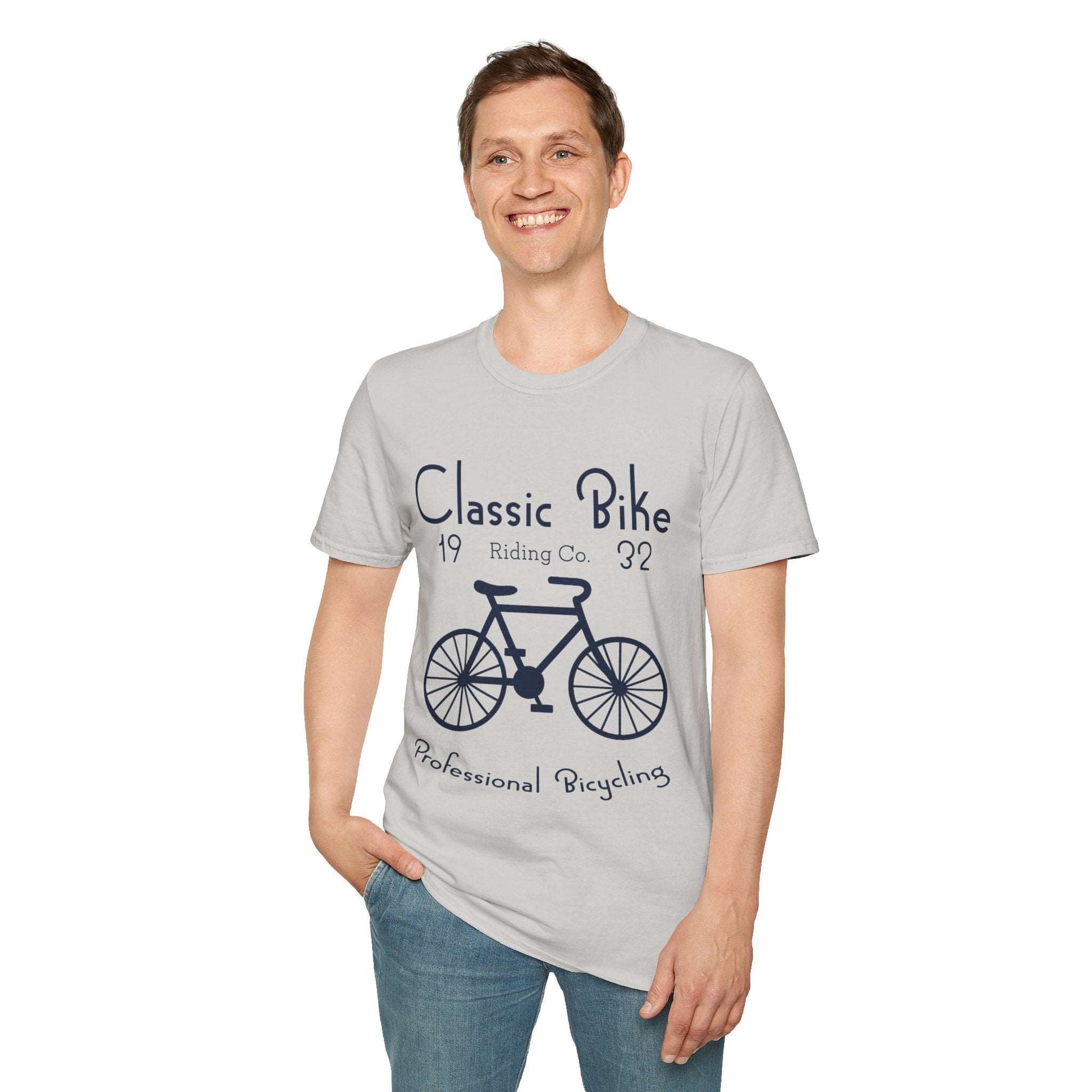 Classic Bike Unisex Softstyle T-Shirt - ArtShirt Couture