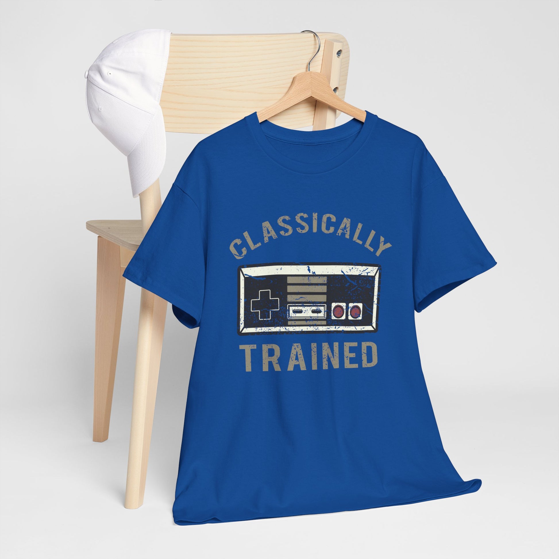The Classically Trained and Distressed Unisex Heavy Cotton Tee | Vintage-Inspired Graphic T-Shirt for Art Lovers - ArtShirt Couture